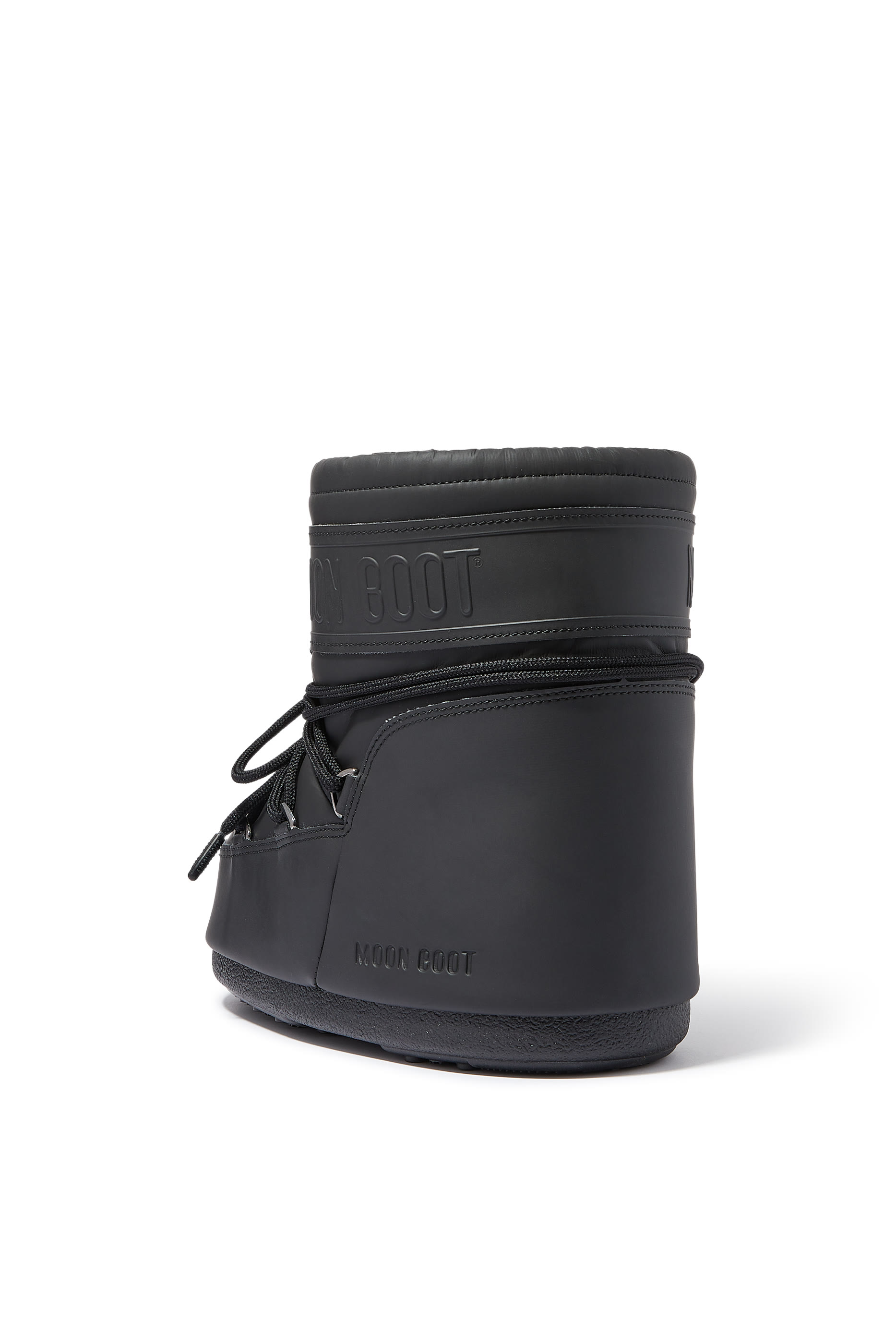 حذاء بوت مطاطي بطول الكاحل بشعار الماركة