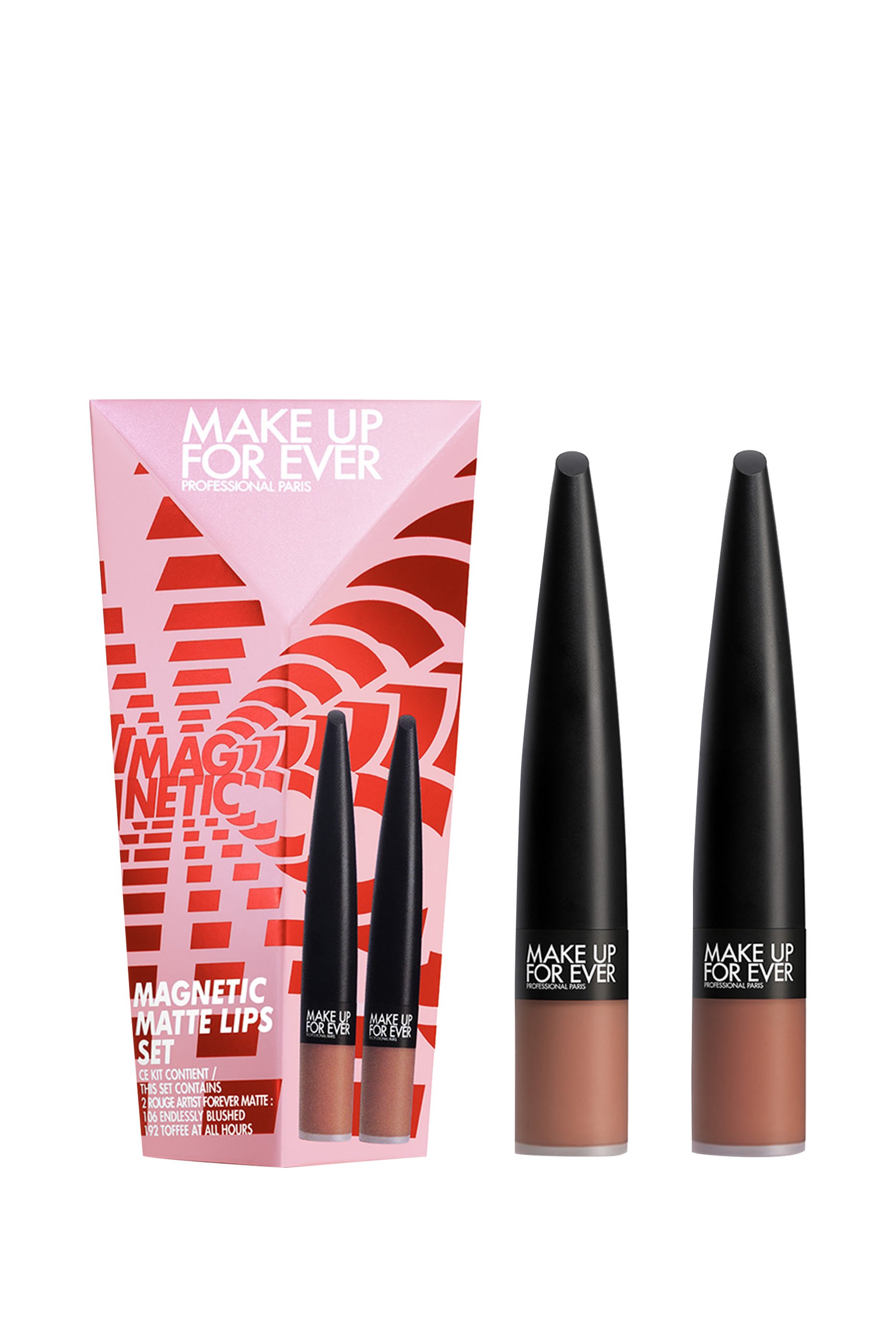 مجموعة أحمر شفاه ماغنتيك بتركيبة غير لامعة