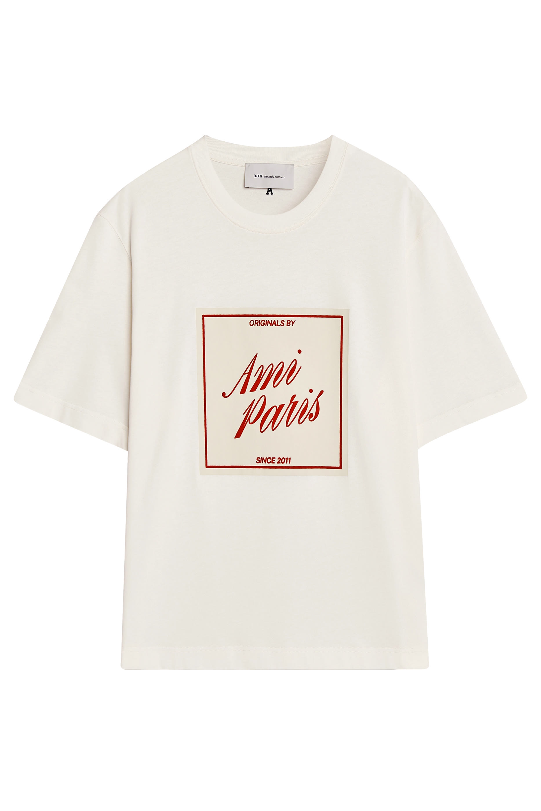 Cotton Ami Paris Heritage Print T-Shirt