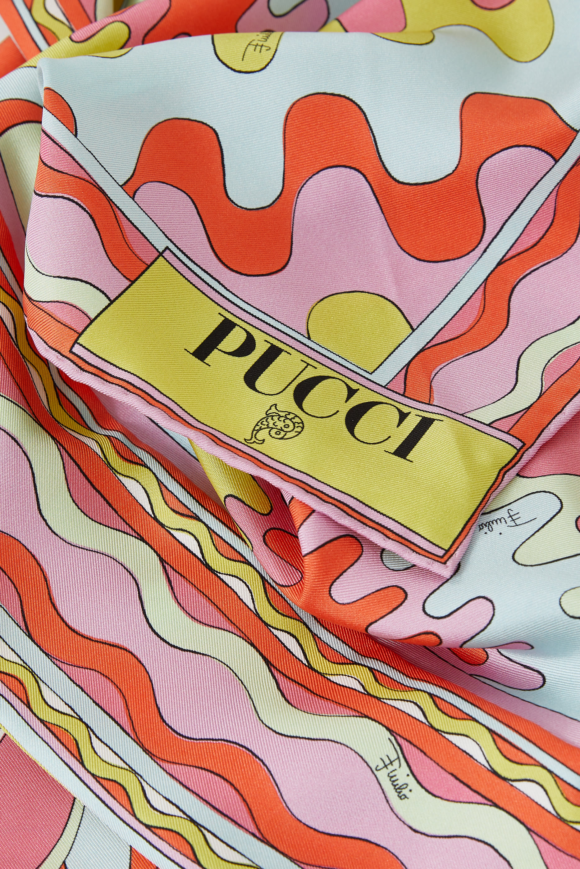 وشاح بنقشة بيرساجليو حرير تويل