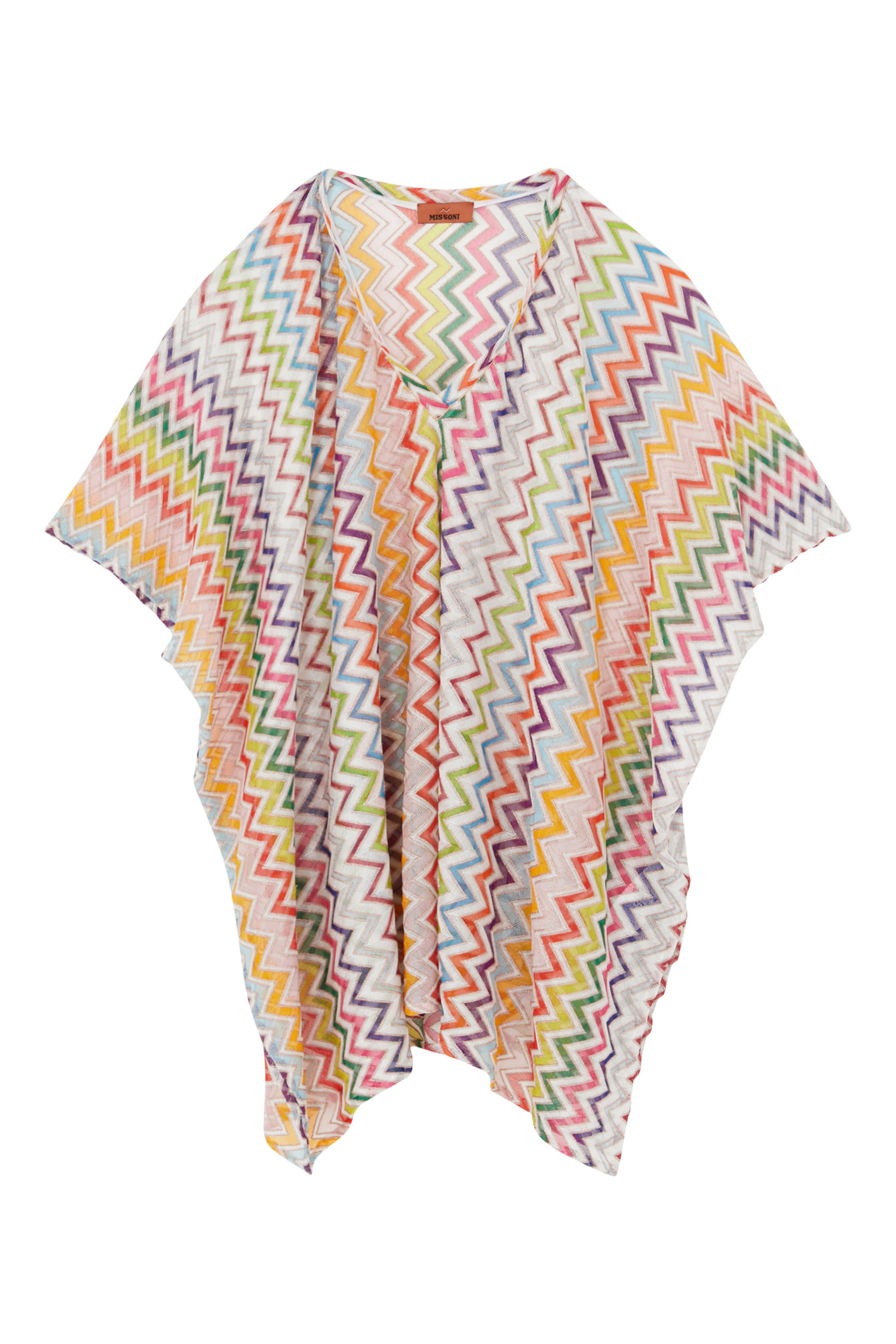 فستان قصير شبه شفاف للشاطئ