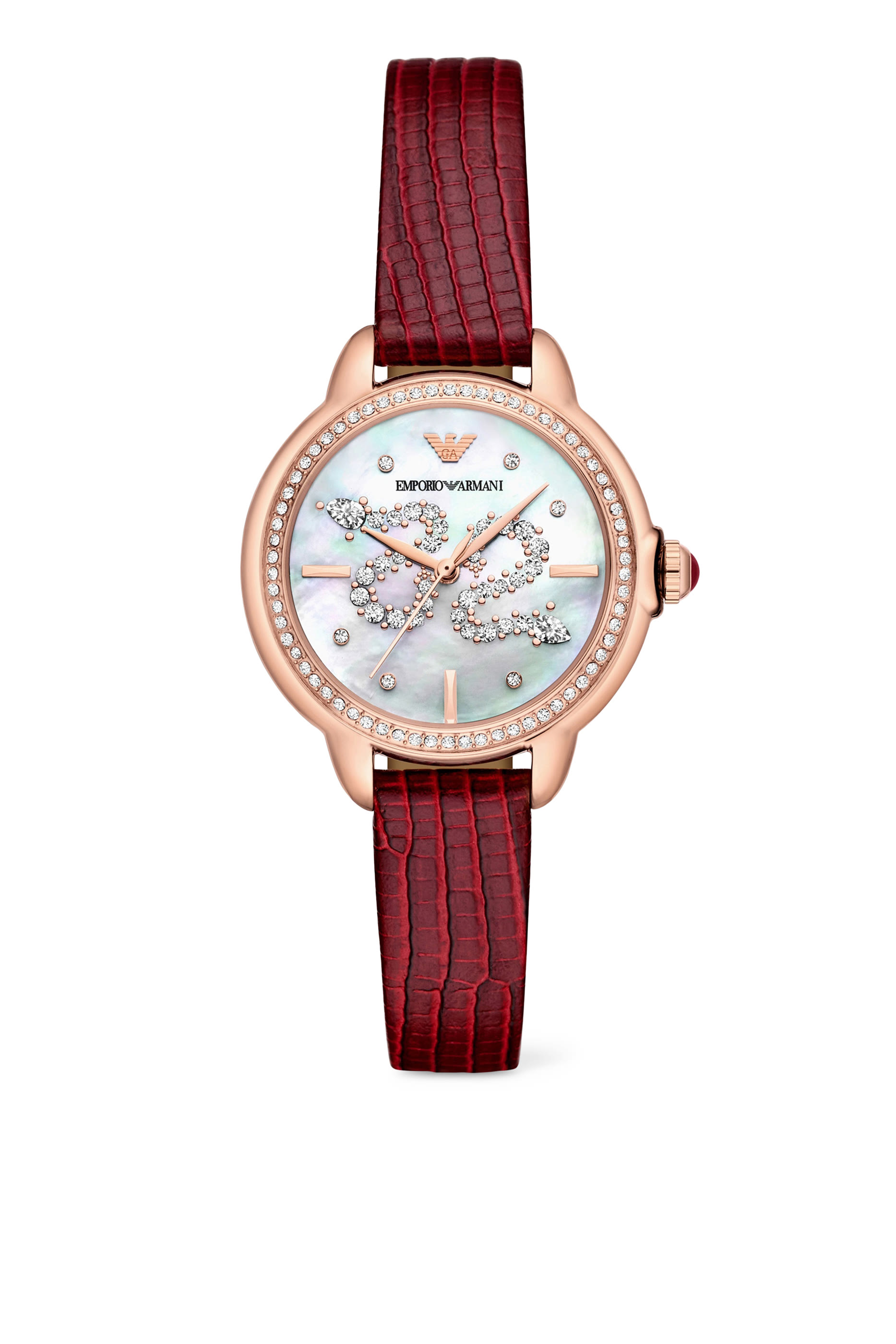 ساعة بثلاث عقارب جلد