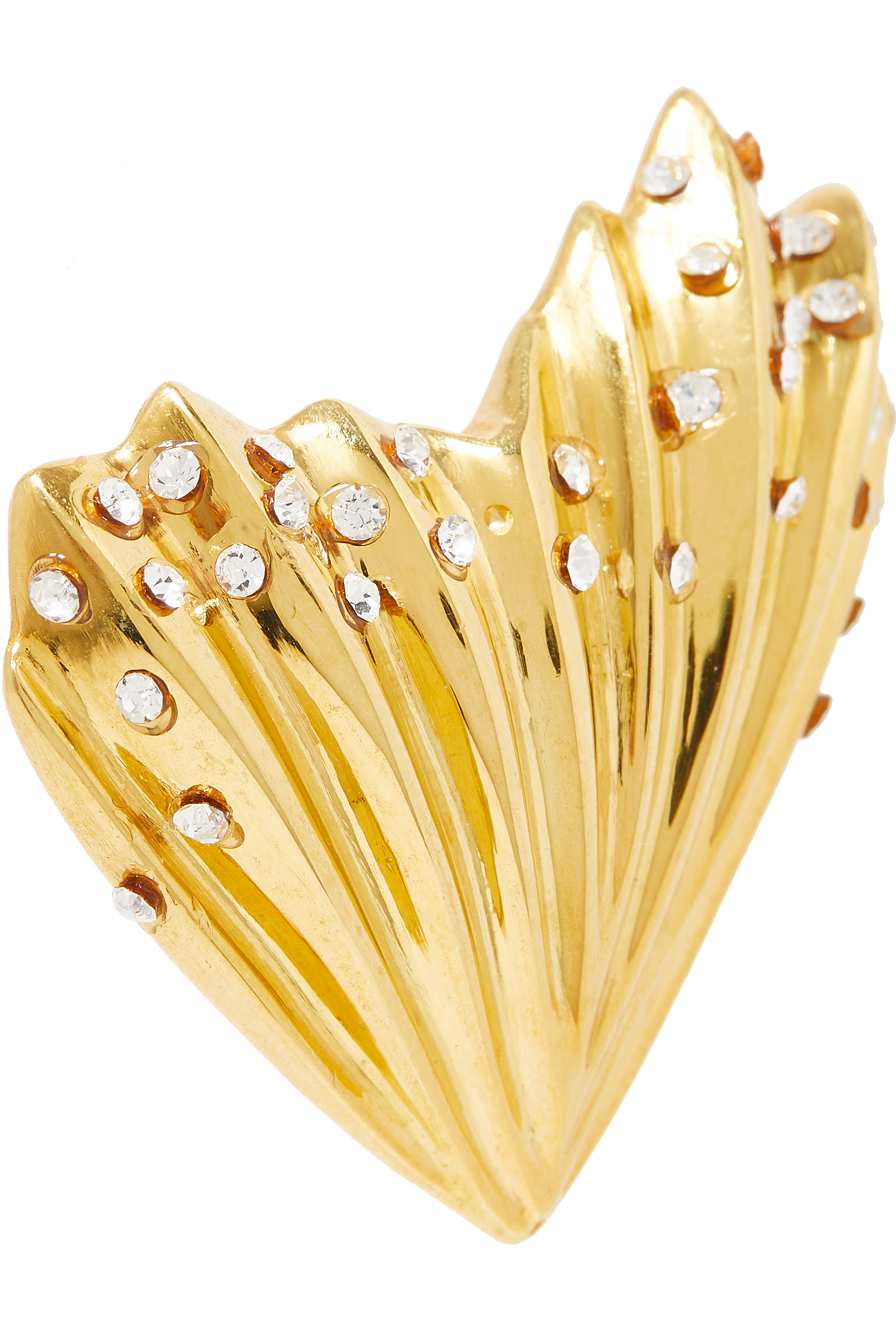 أقراط لوف بايتس مرصعة بكريستال سواروفسكي فضة إسترلينية 925