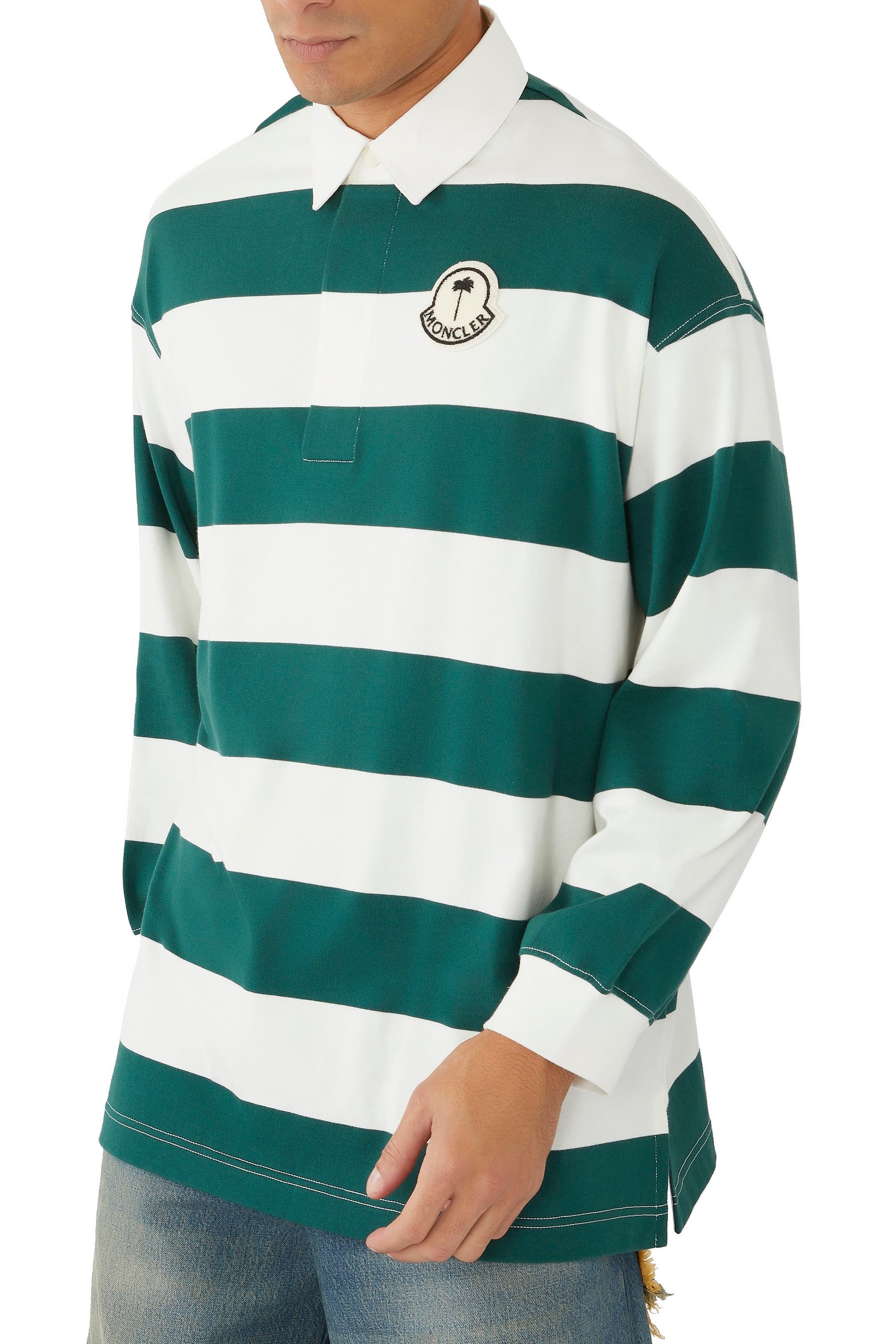 قميص بولو بأكمام طويلة بالم انجلز x مونكلر