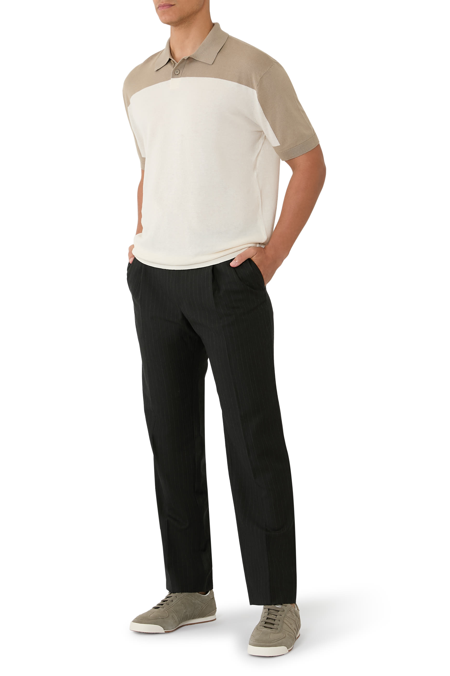 قميص بولو منسوج