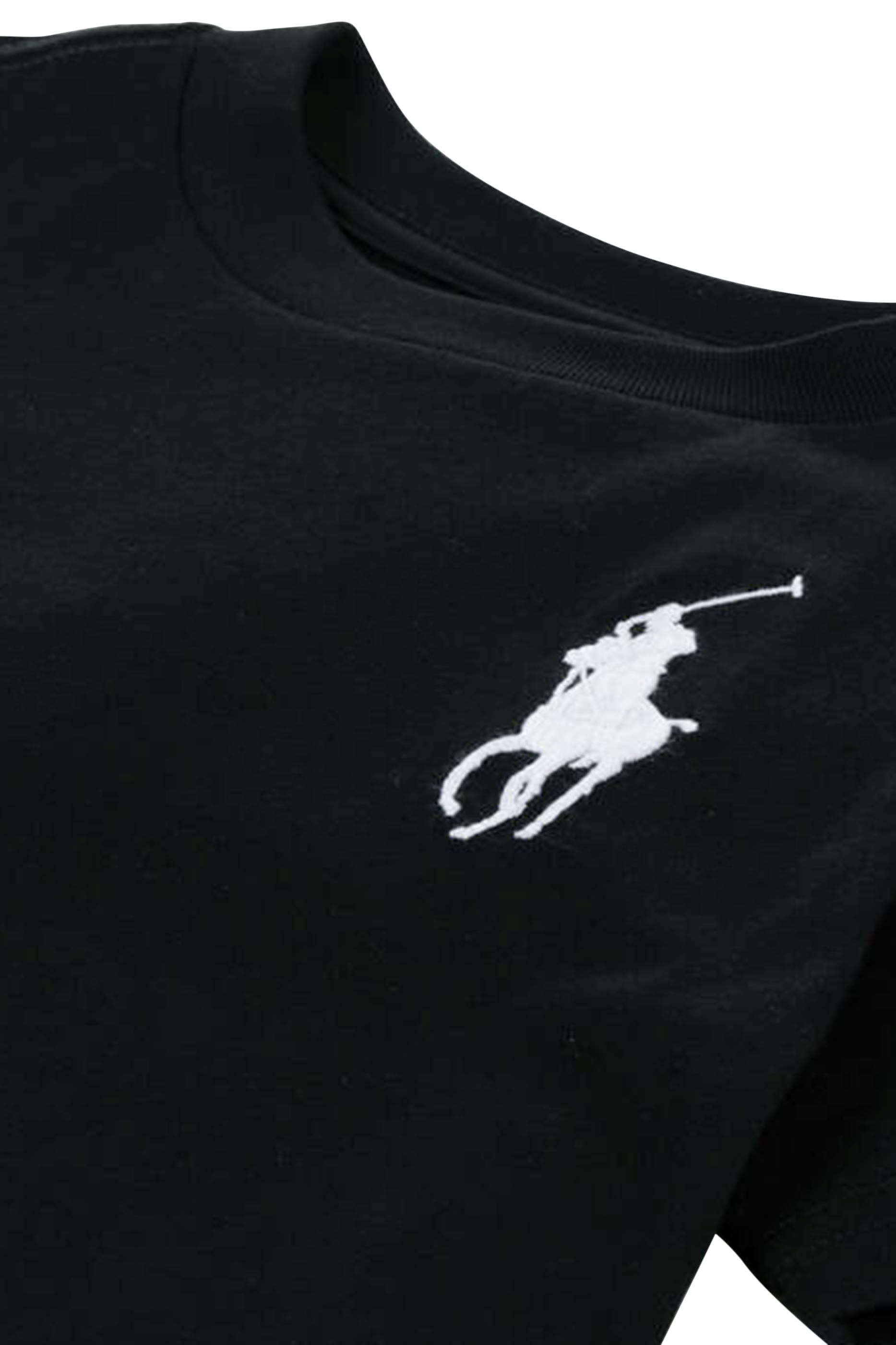 تيشيرت بأكمام قصيرة وشعار الماركة للأطفال