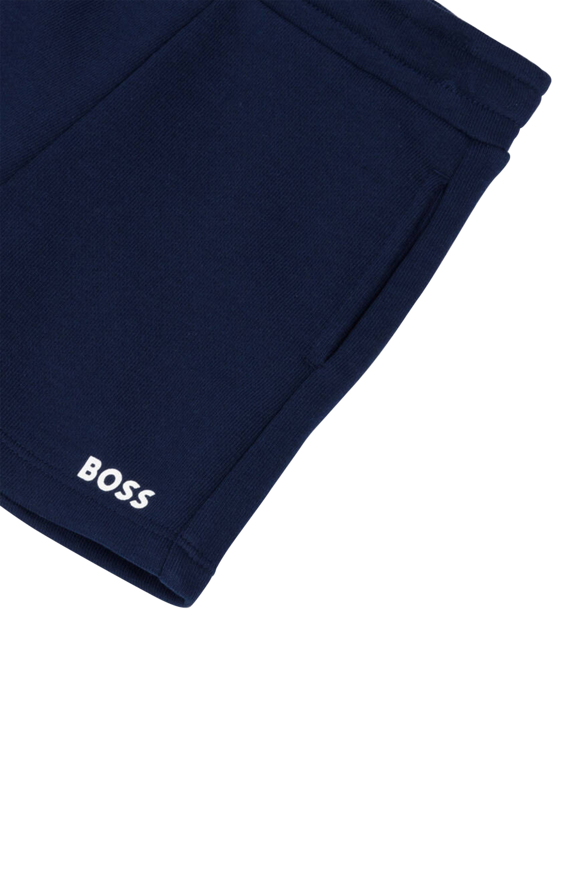 شورت بطبعات شعار الماركة للأطفال