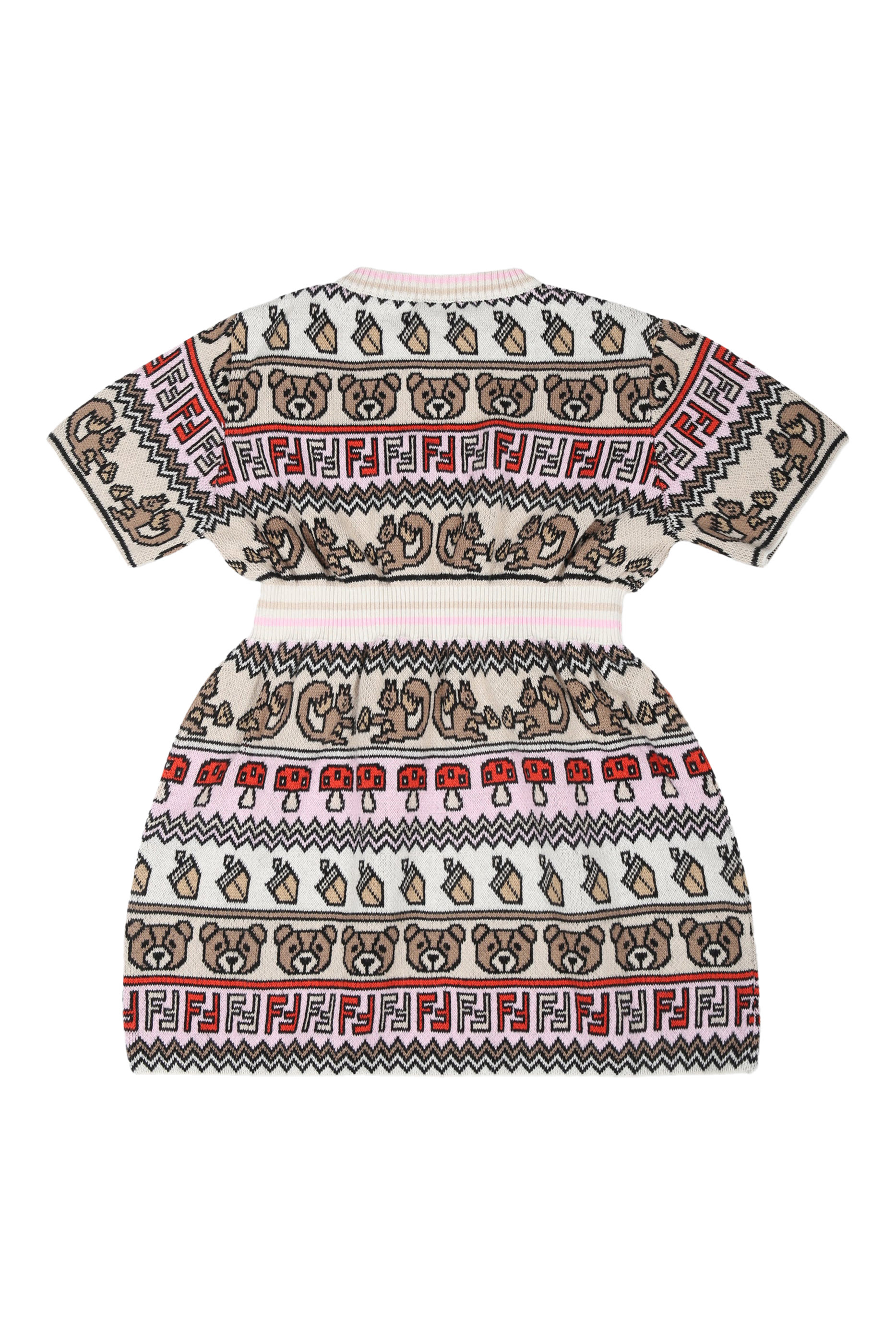 فستان بطبعات قطن للأطفال