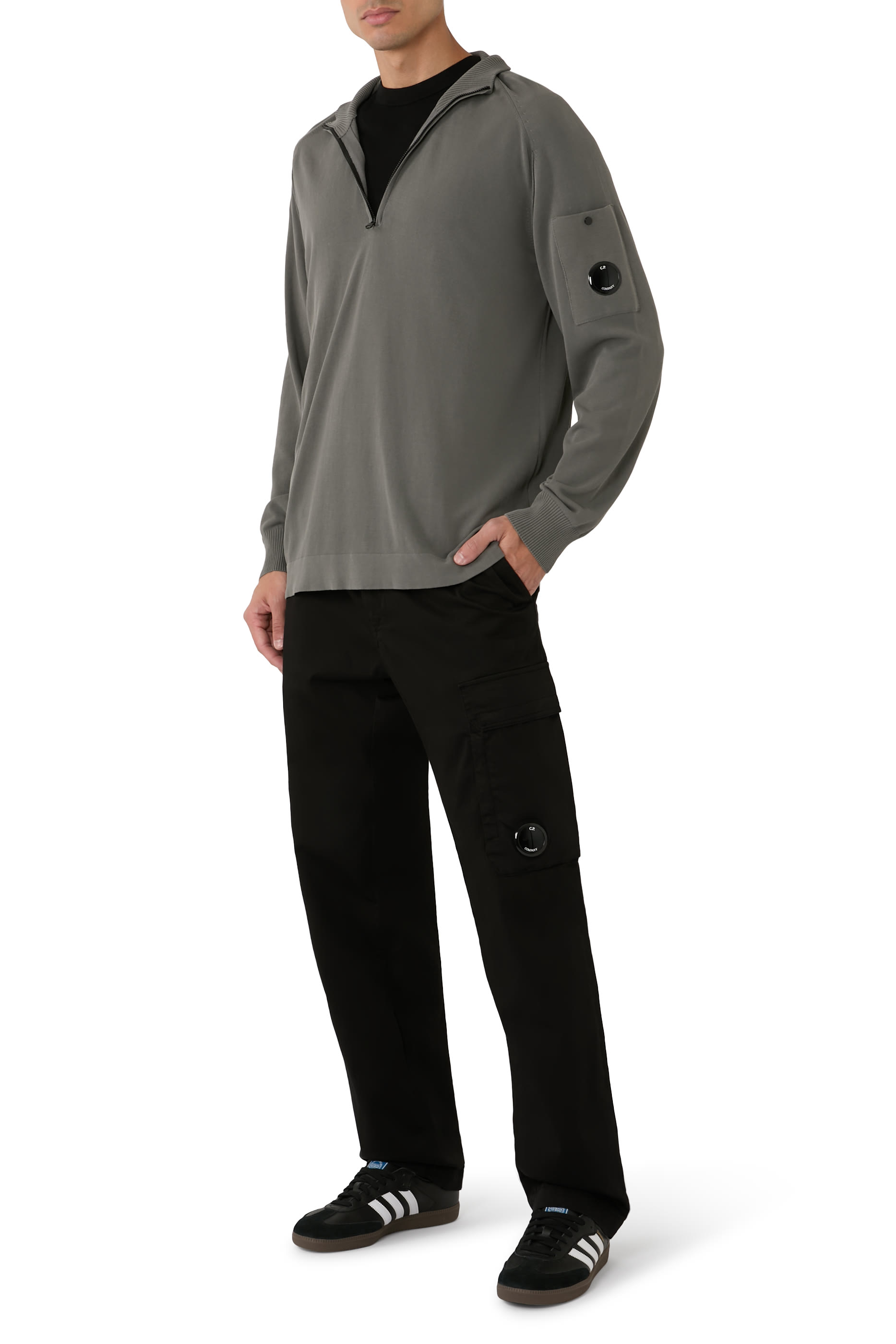 بنطال كارجو بقصة عادية ستان مطاطي