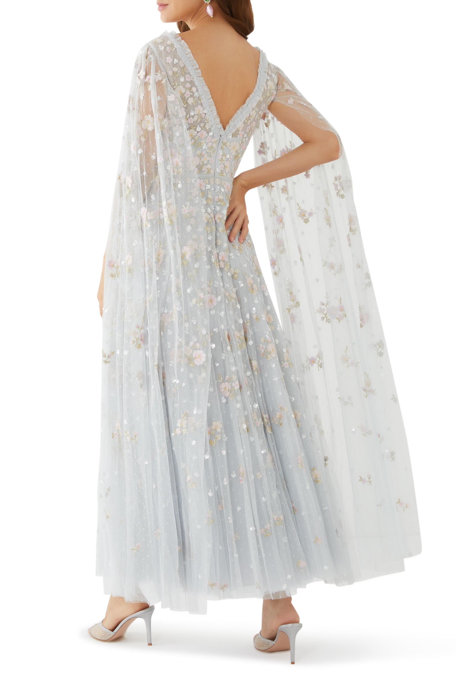 فستان سهرة داليا ديتسي بطول الكاحل