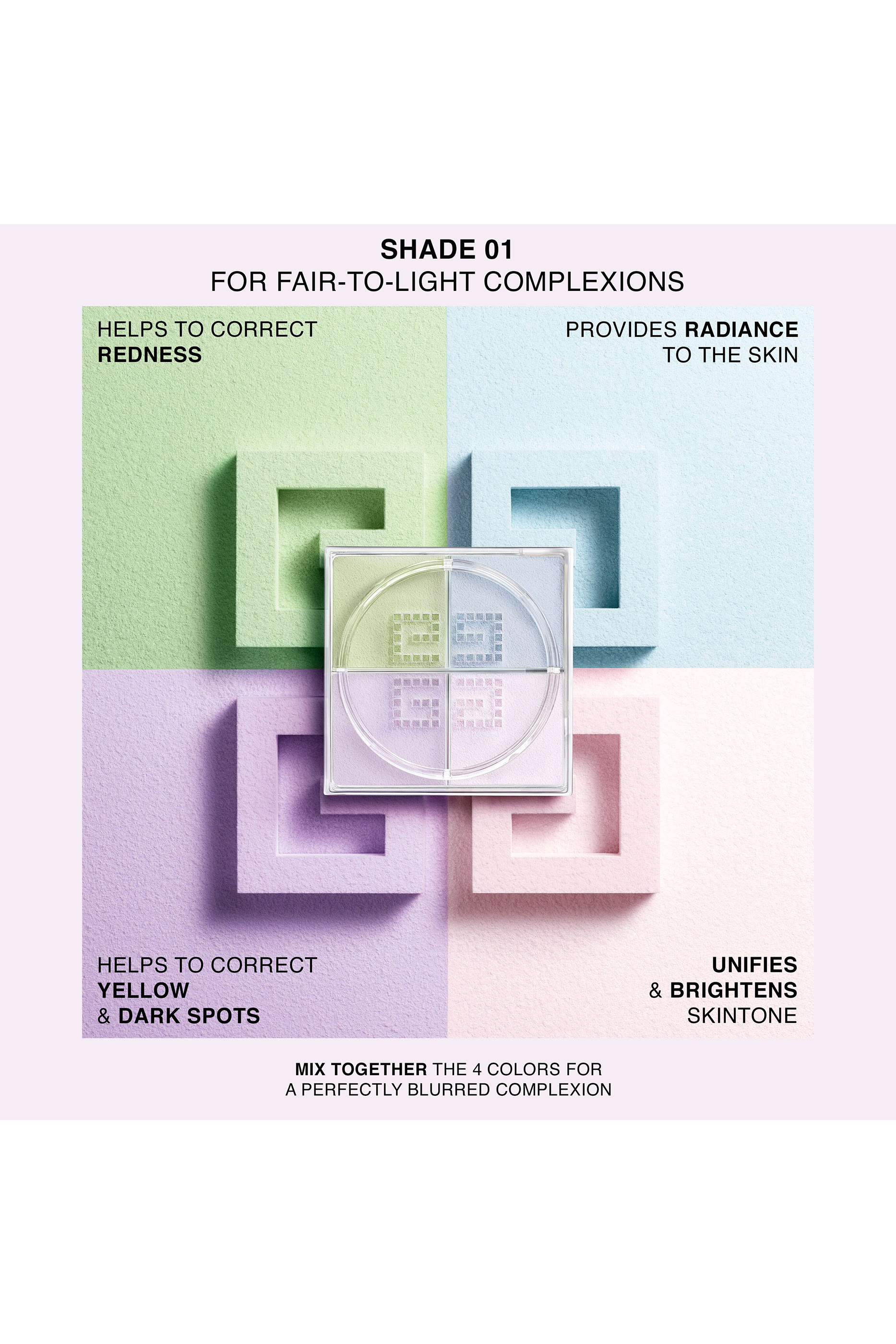 بودرة بريزم ليبر سائبة بأربعة ألوان