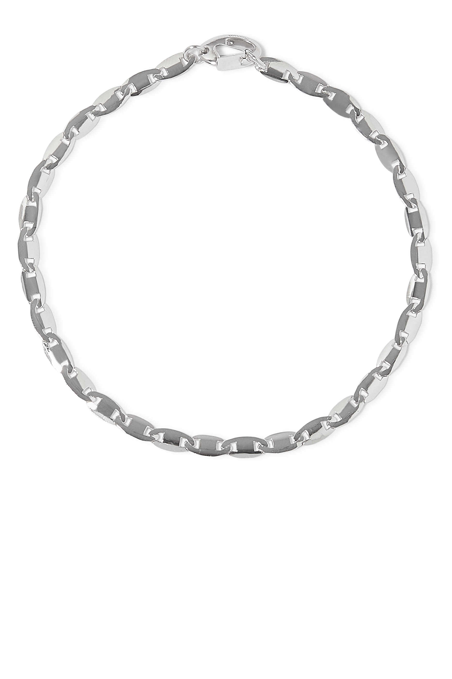 سوار فيسبر بتصميم سلسلة، فضة إسترلينية