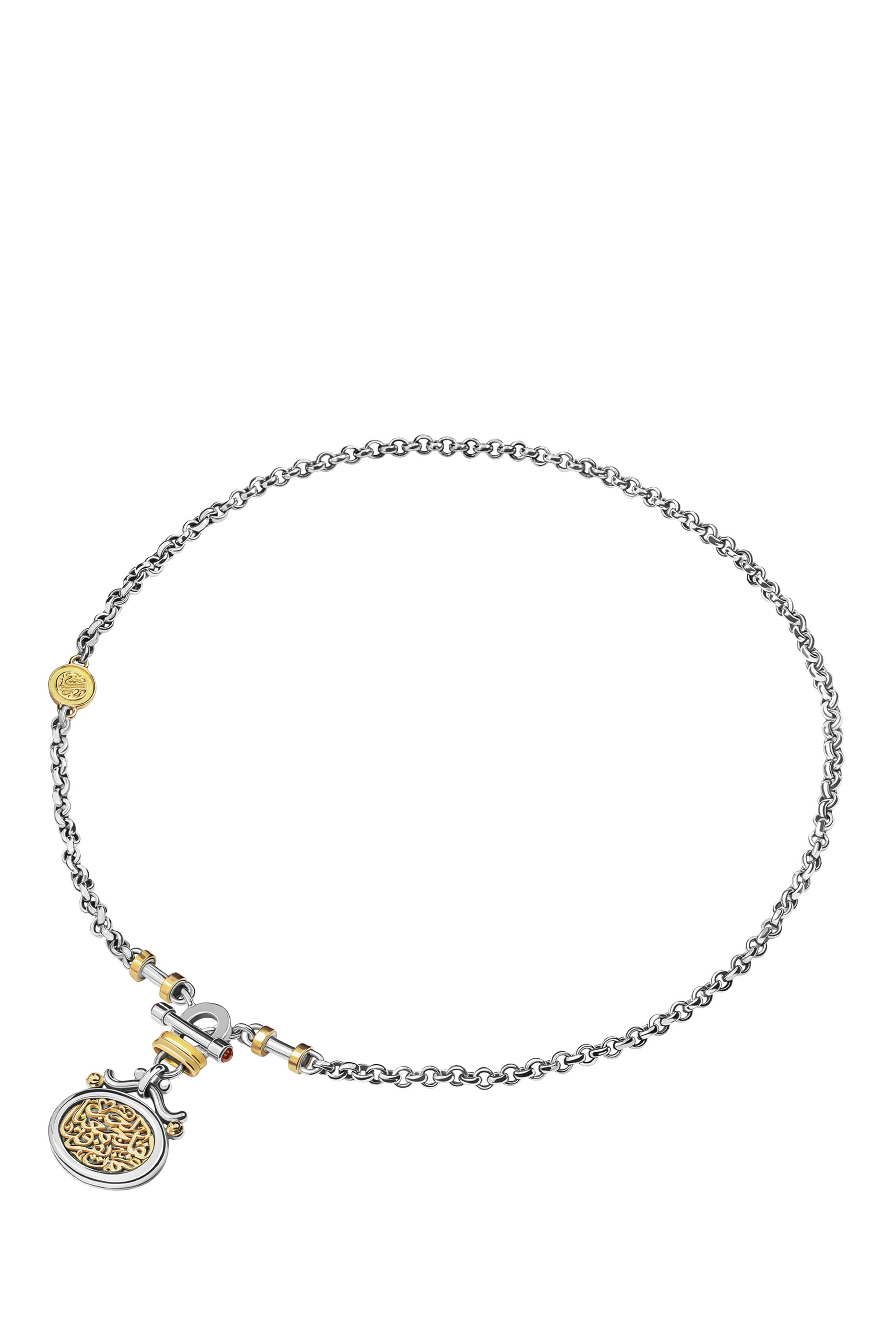 قلادة غارينت لوف بقفل على شكل حرف T