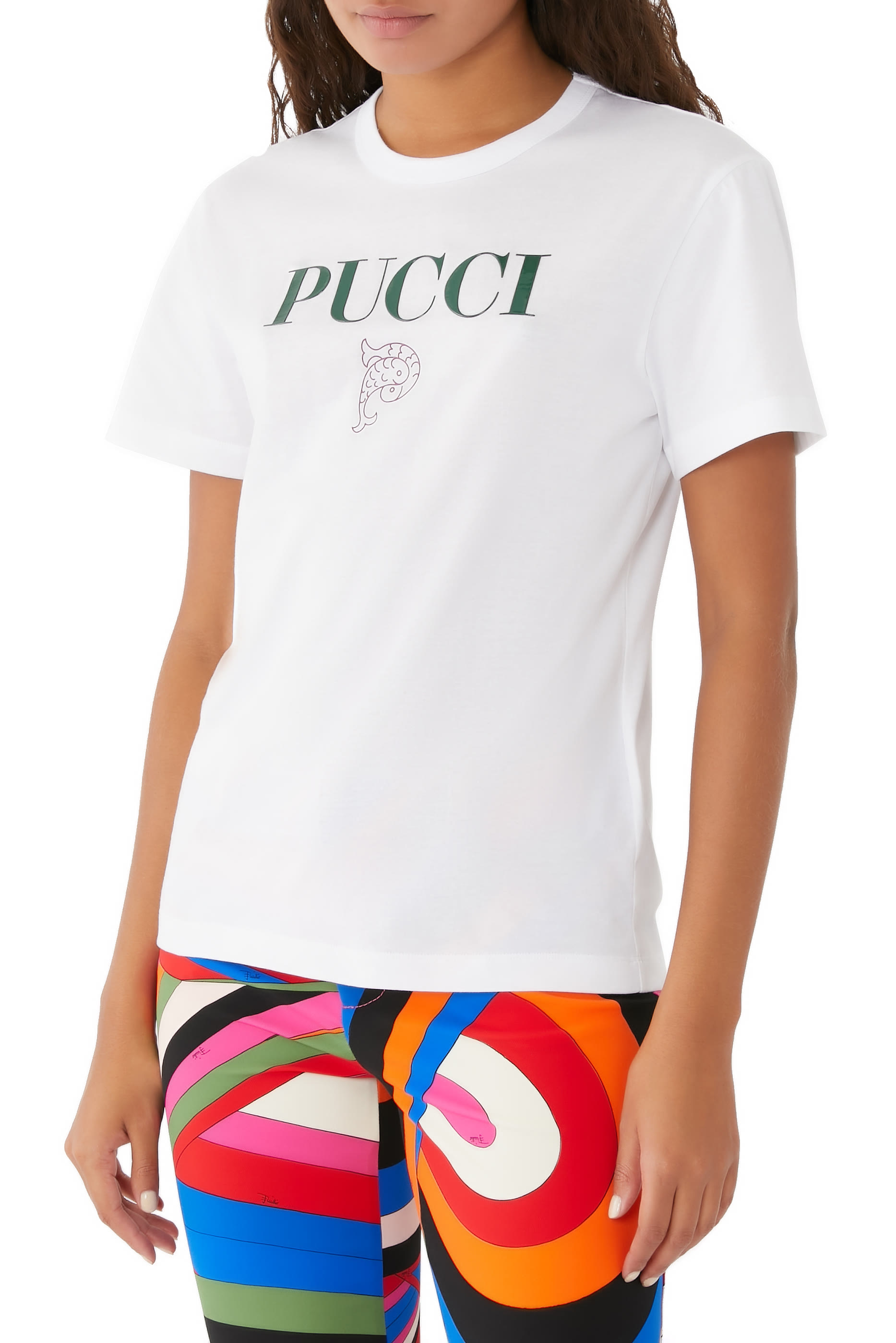 تيشيرت قطن بشعار الماركة