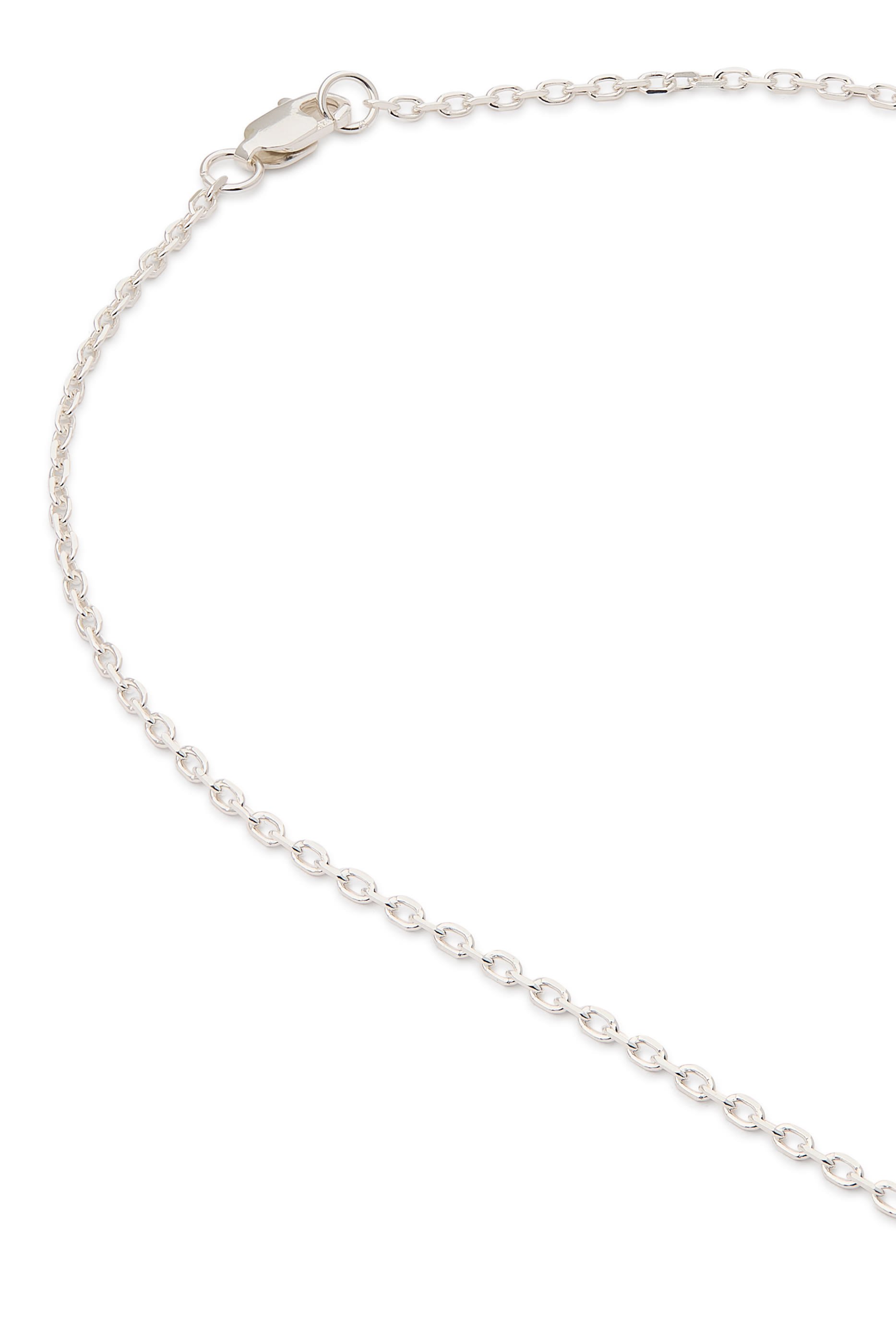 قلادة بدلاية بتصميم شارة، فضة إسترلينية عيار 925