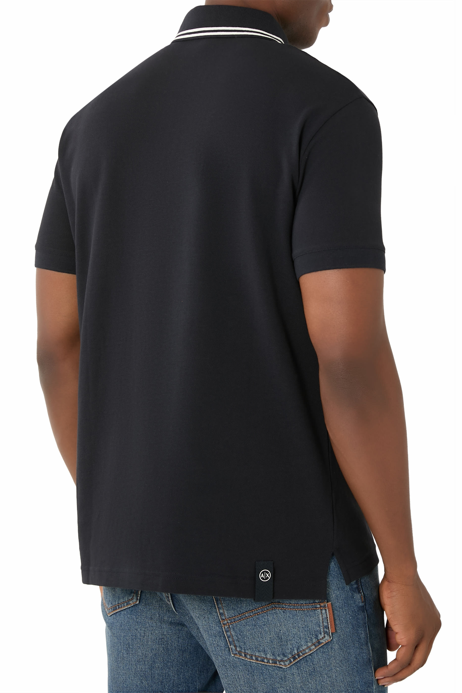 قميص بولو مارينا بنصف سحاب