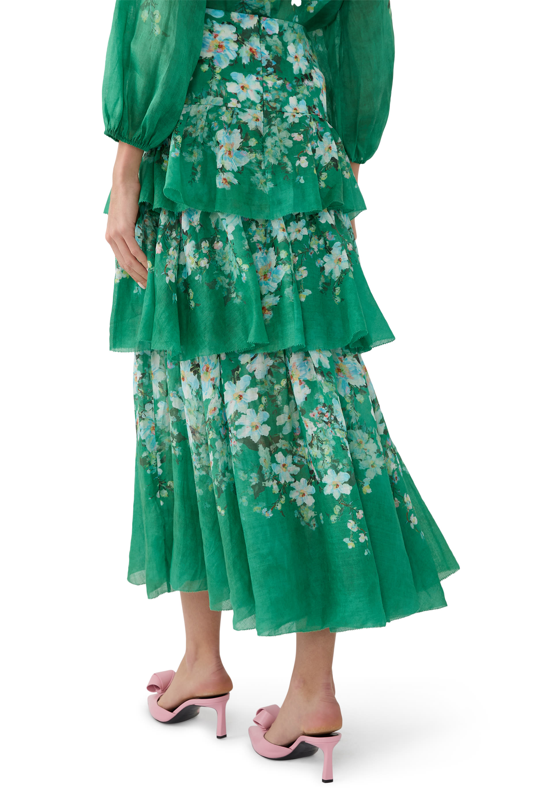 تنورة إيفرلي بتصميم متدرج