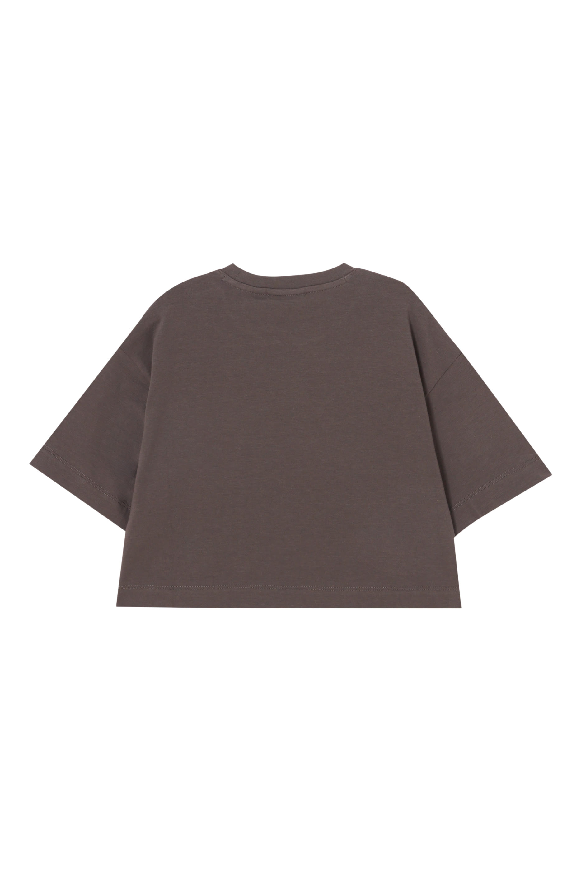 تيشيرت بنقشة شعار الماركة قطن للأطفال