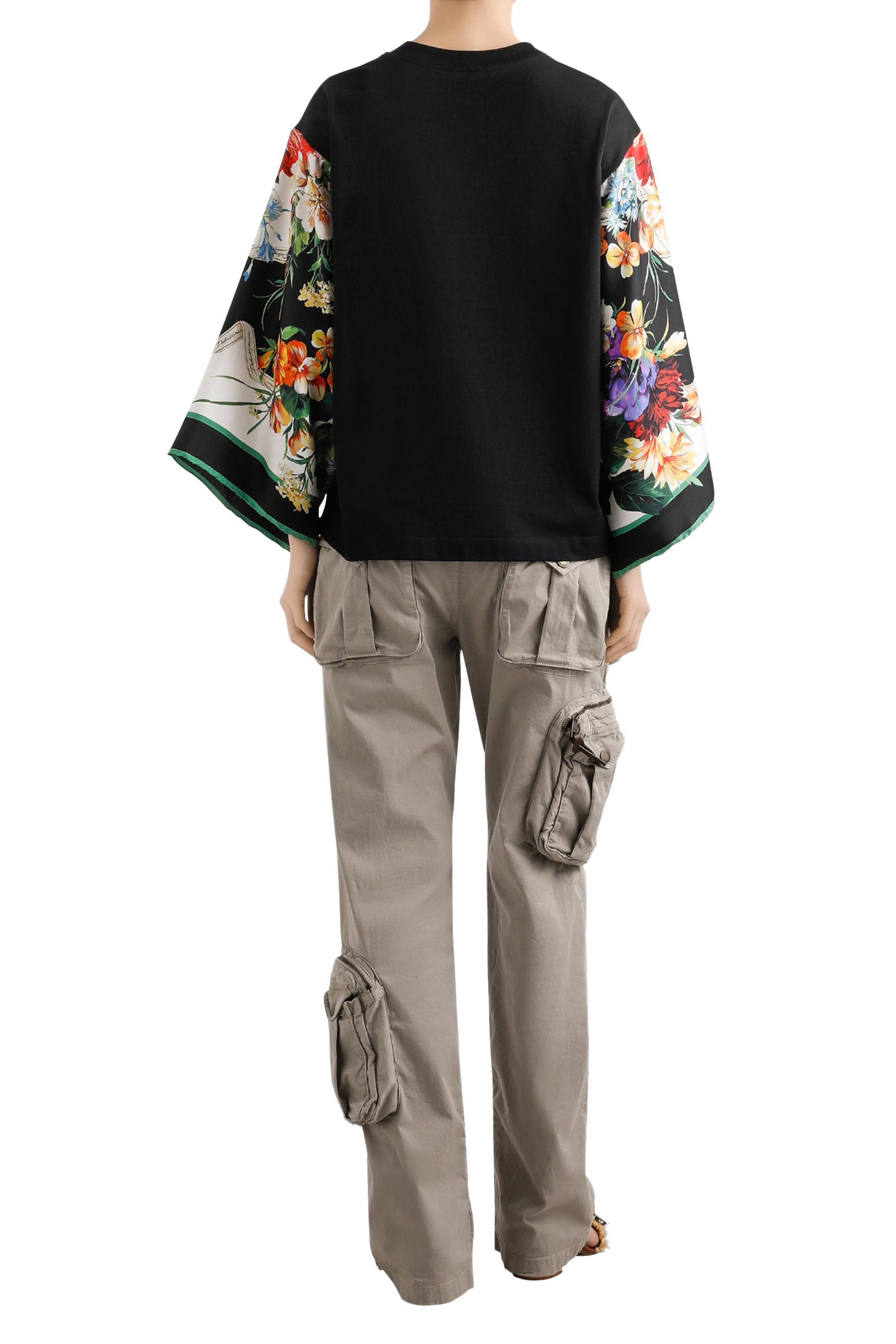 تيشيرت بوشاح حرير