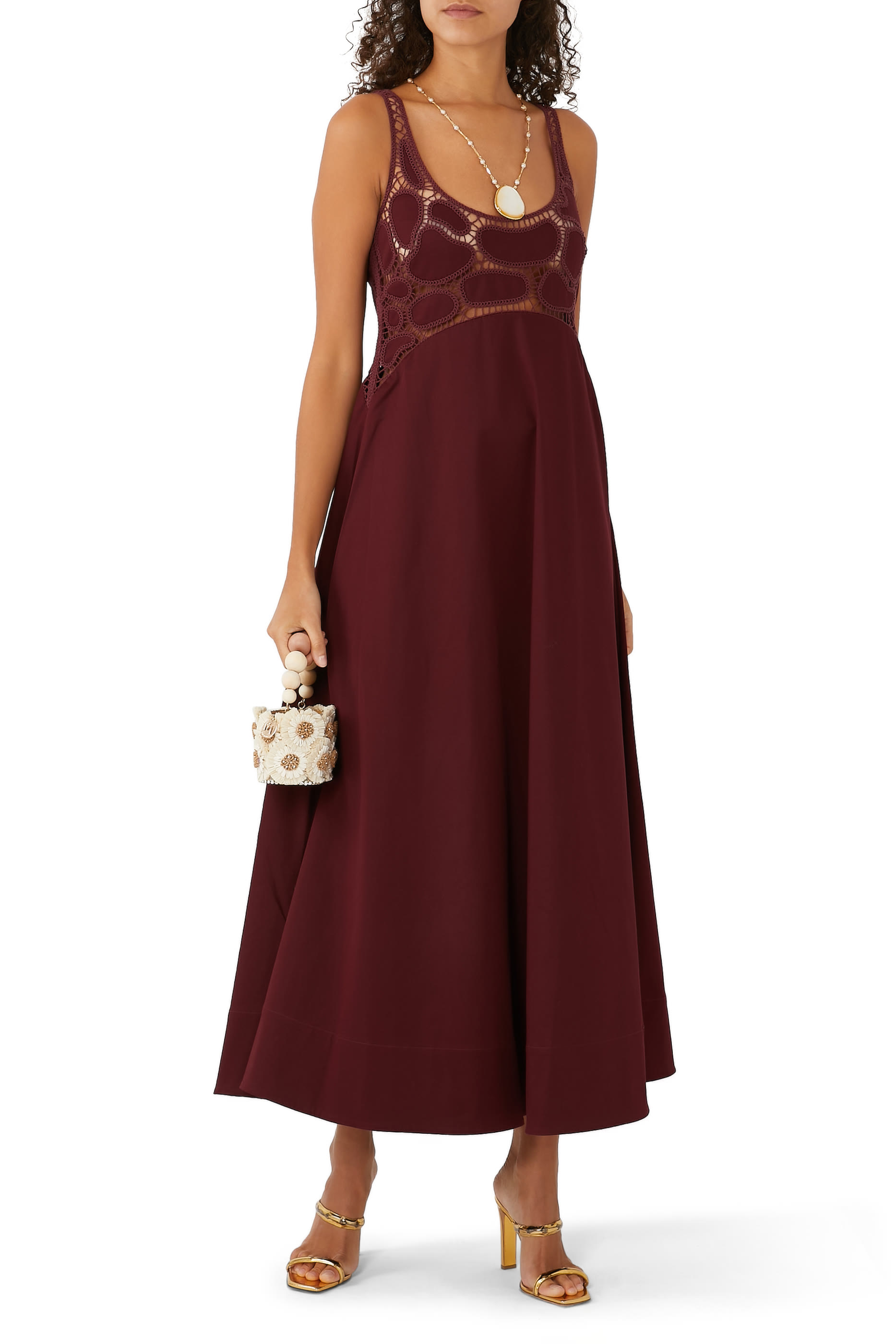 فستان والش مطرز