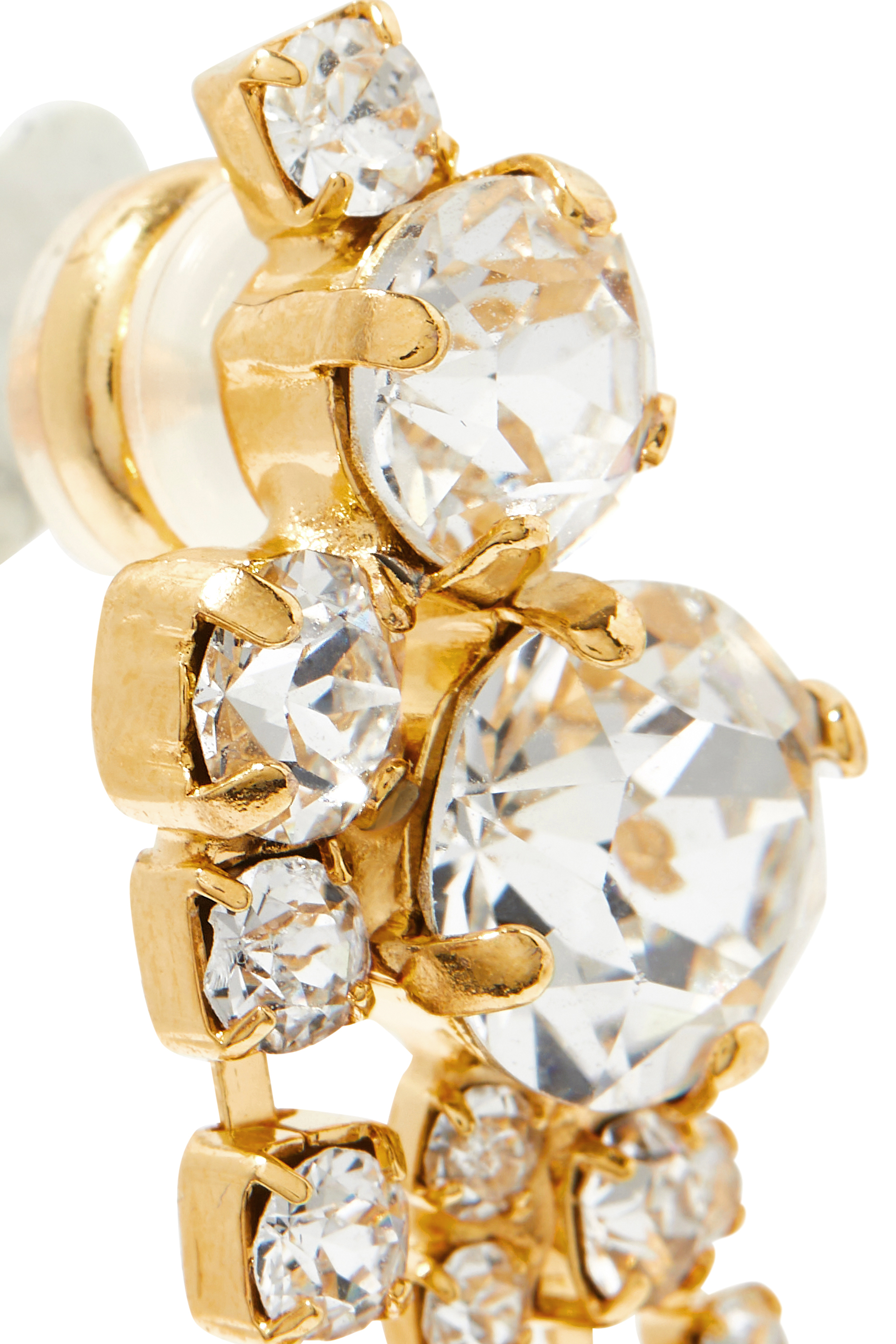 أقراط ايمي مرصعة بالكريستال