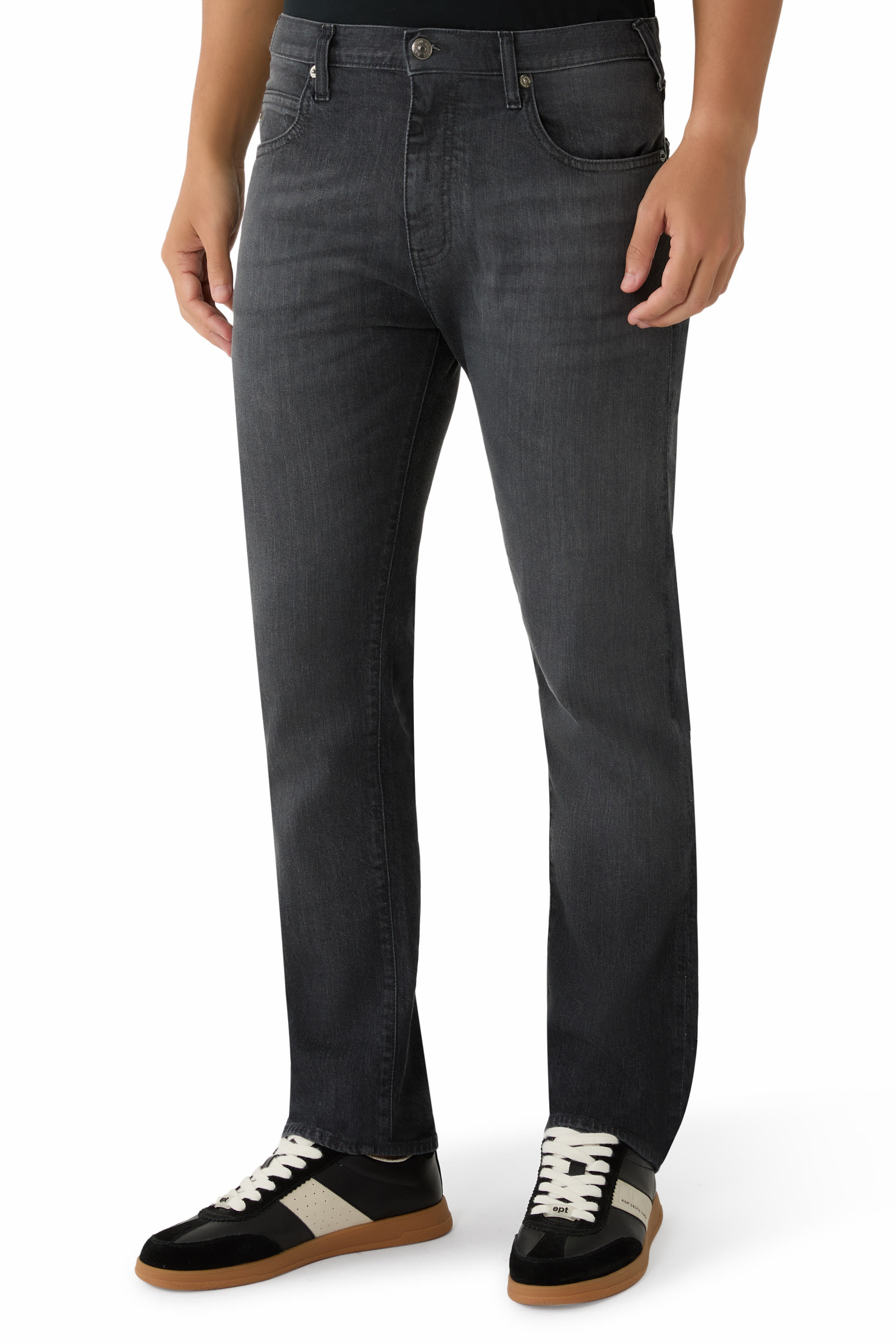 بنطال جينز جاي 45 بقصة ساق مستقيمة