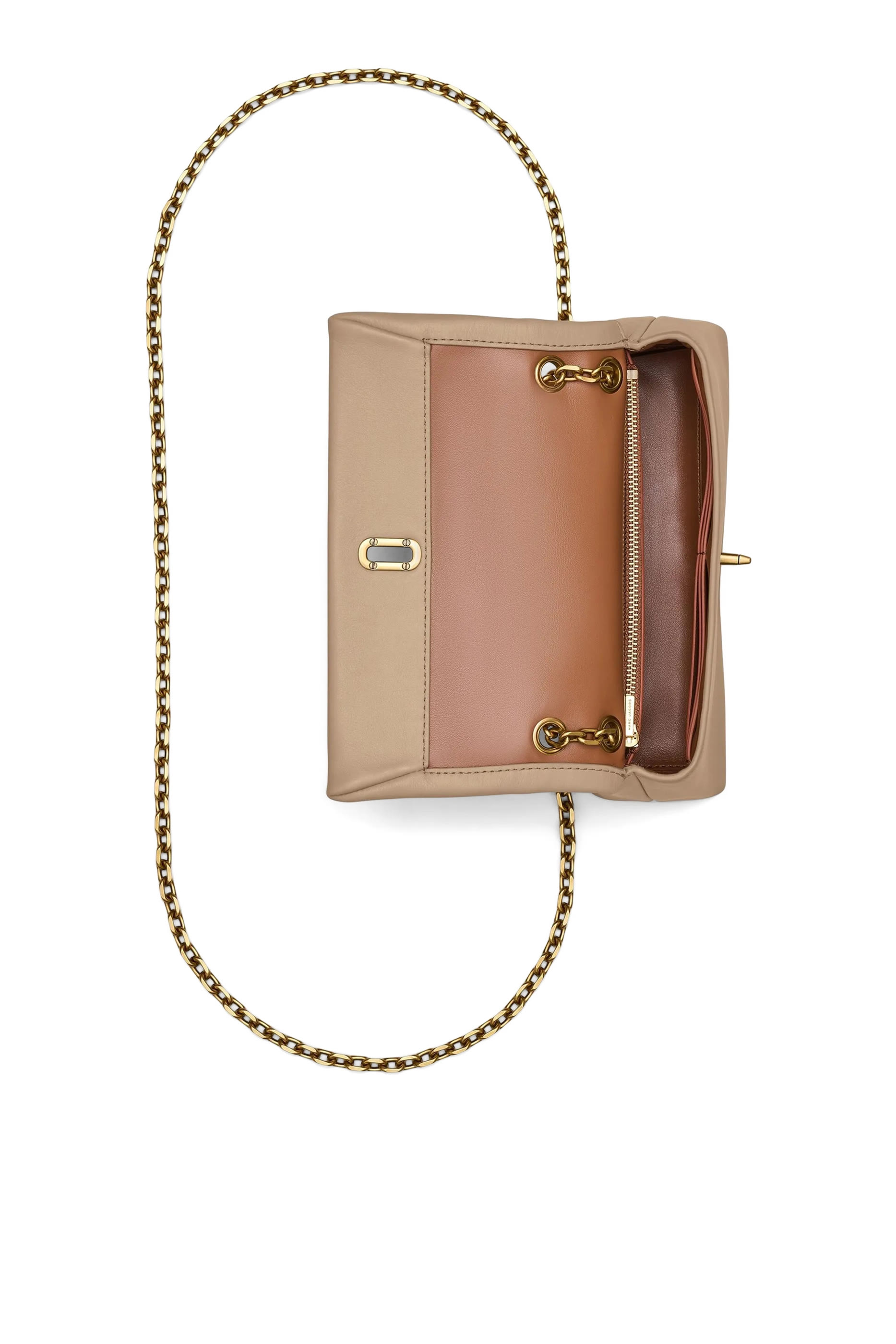 حقيبة صغيرة بحمالة سلسلة مزوجة