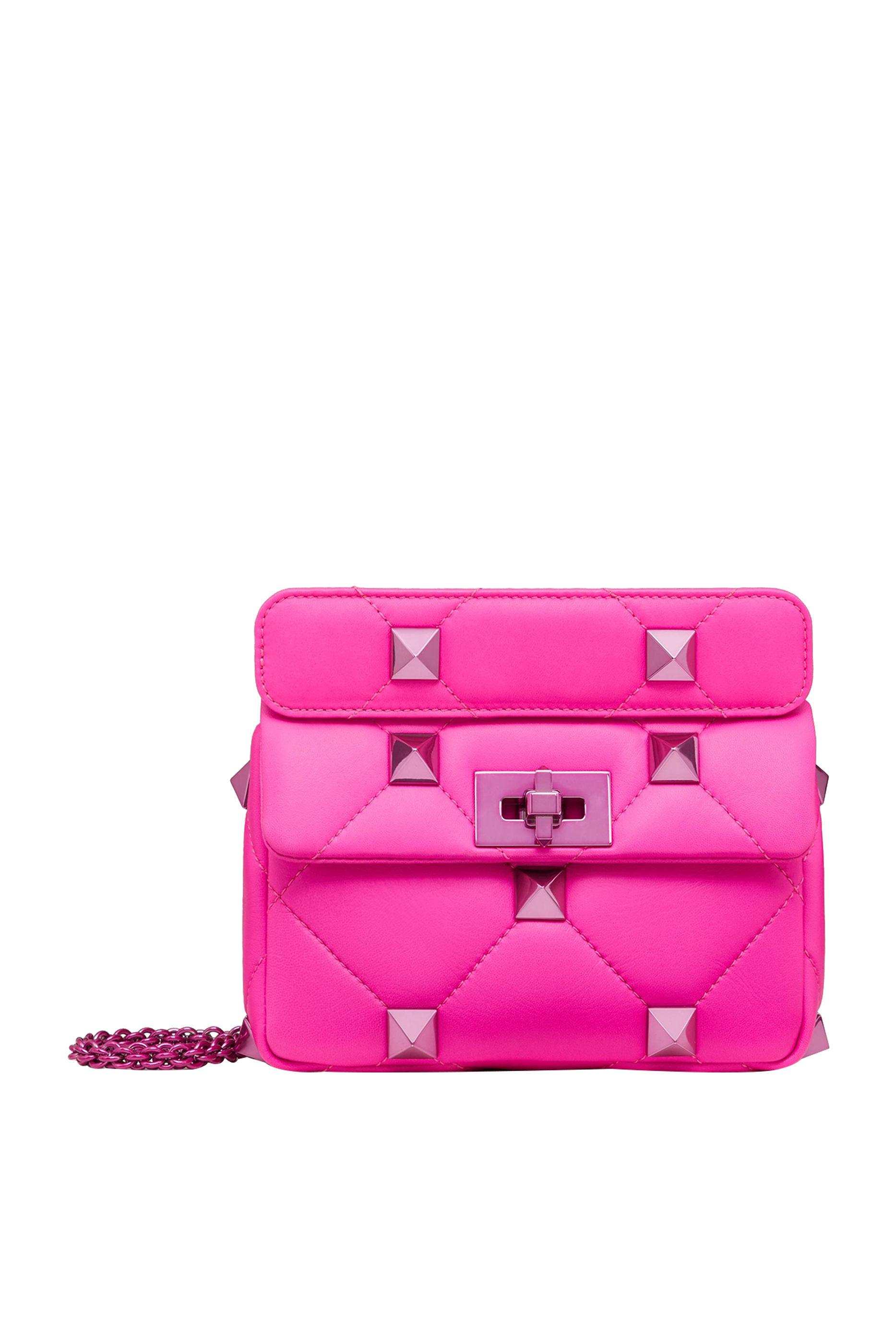 حقيبة كتف فالنتينو جارافاني صغيرة بحلي هرمية رومان