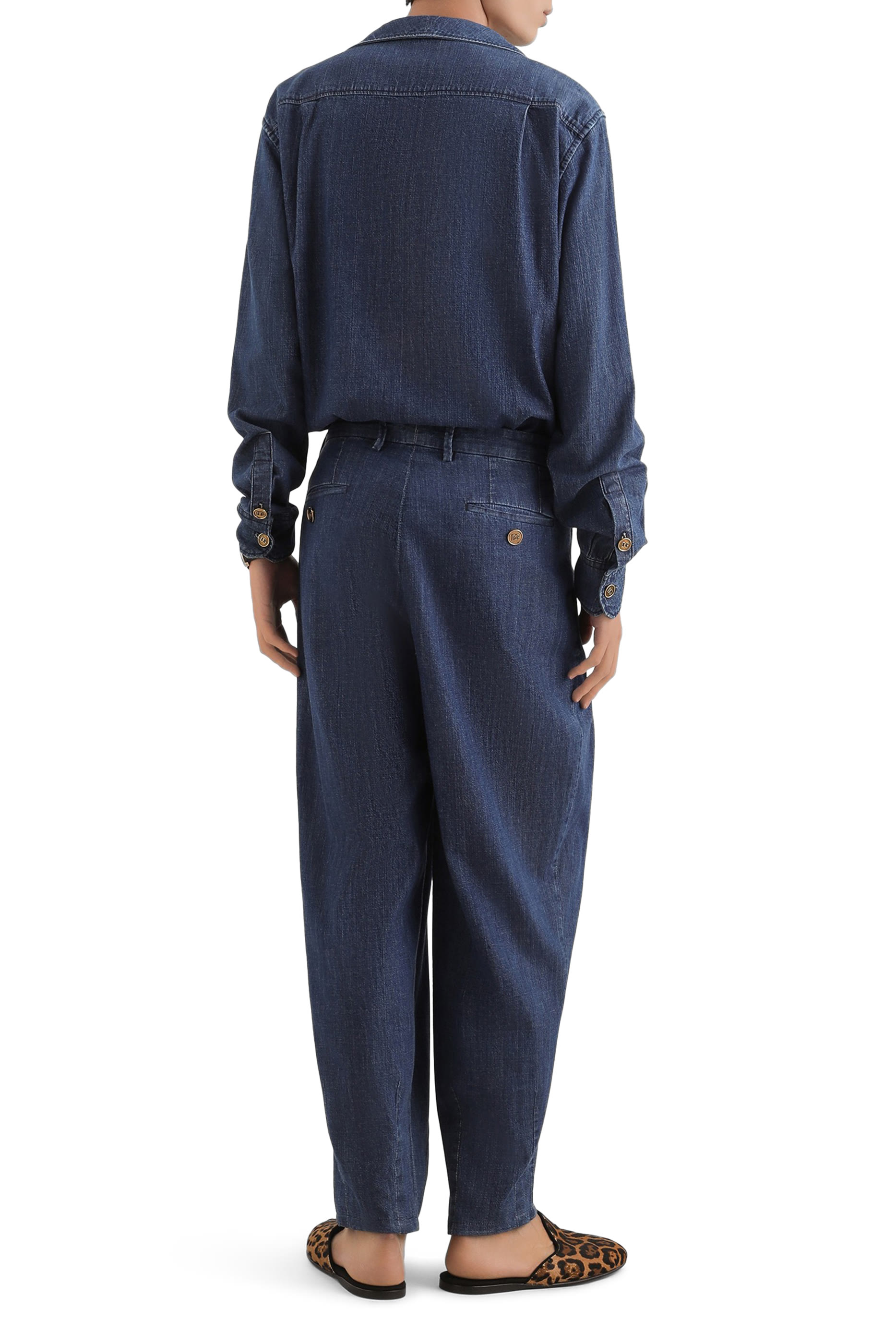 قميص دنيم باهت