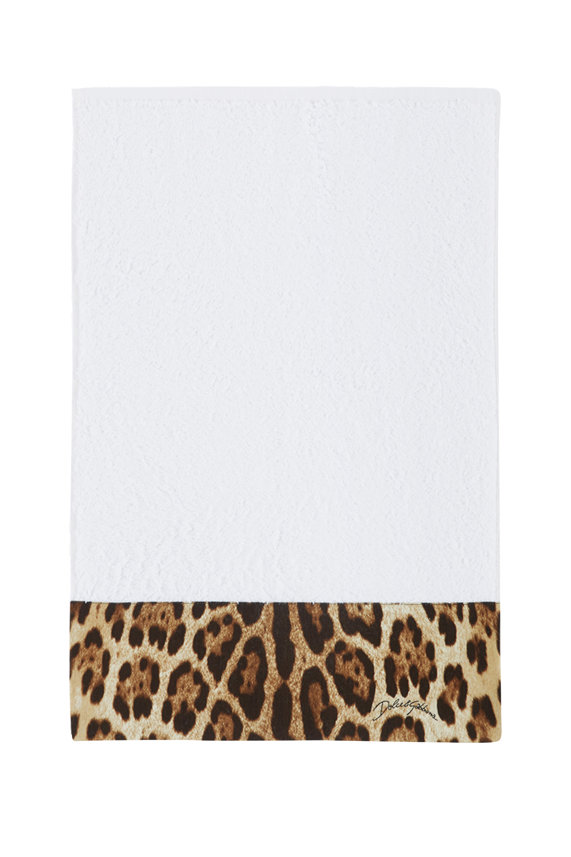 طقم مناشف بنقشة جلد الفهد قطن تيري،  5 قطع