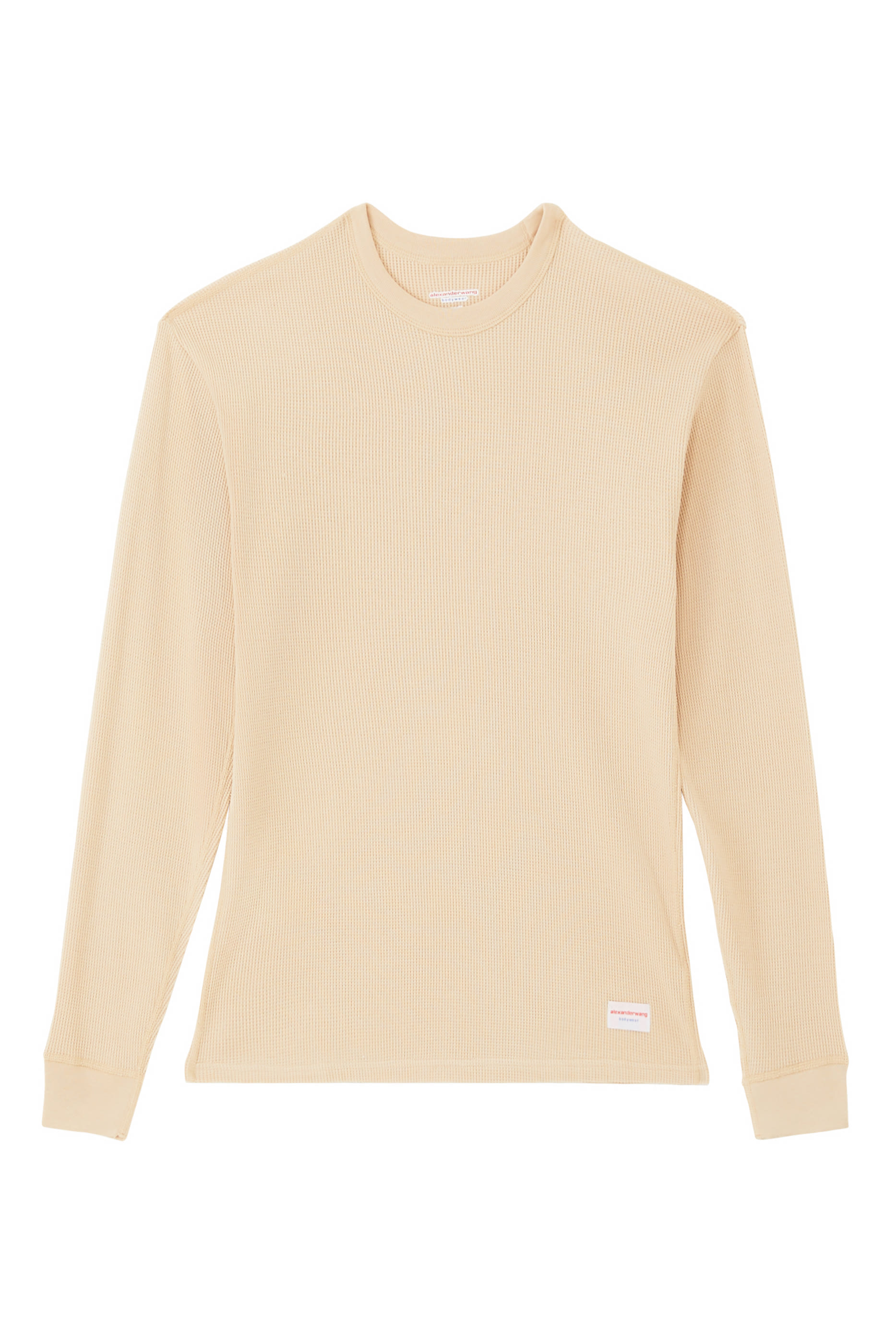 سويت شيرت بياقة ضيقة نسيج متشابك