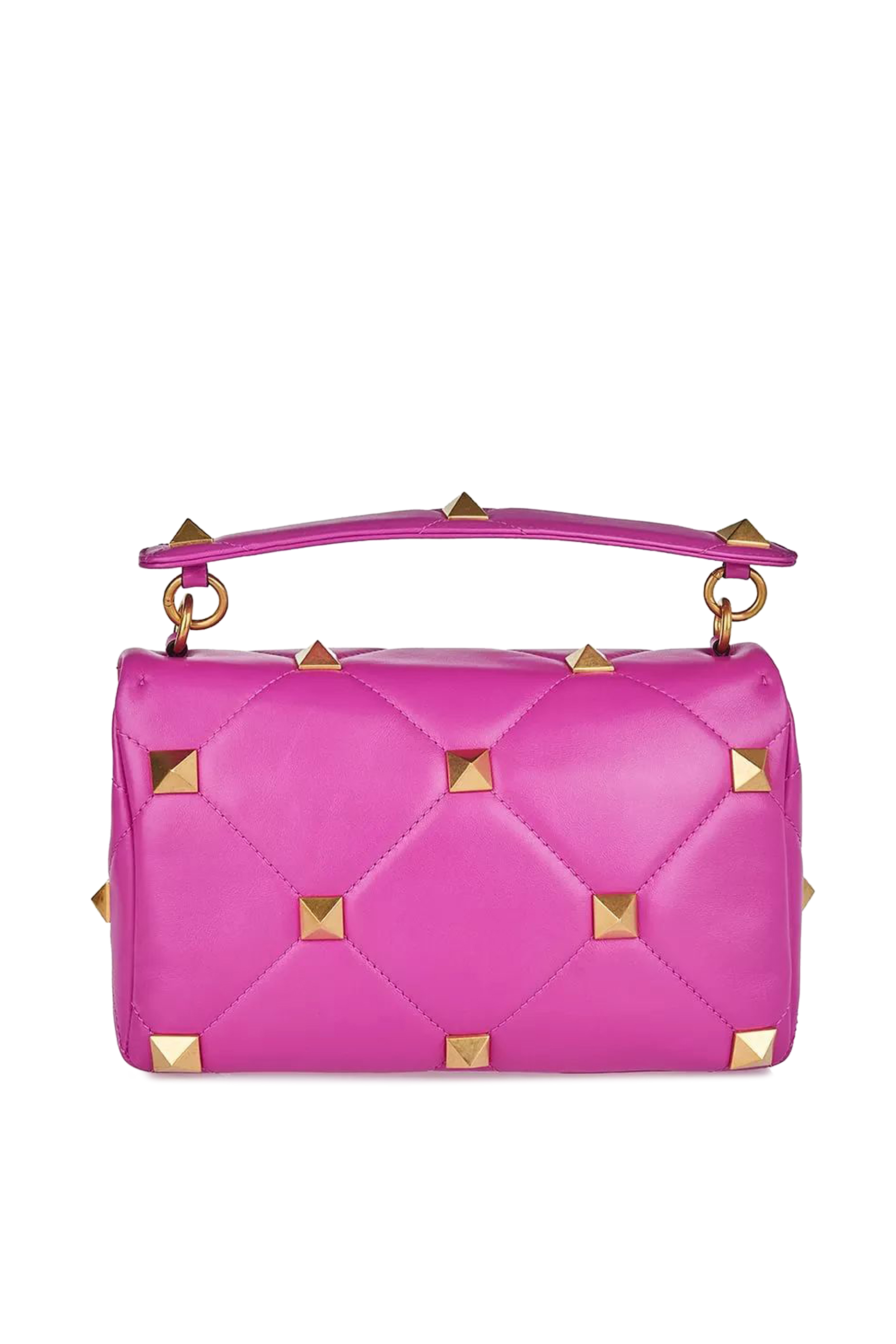 حقيبة فالنتينو غارافاني رومان بحلي هرمية جلد