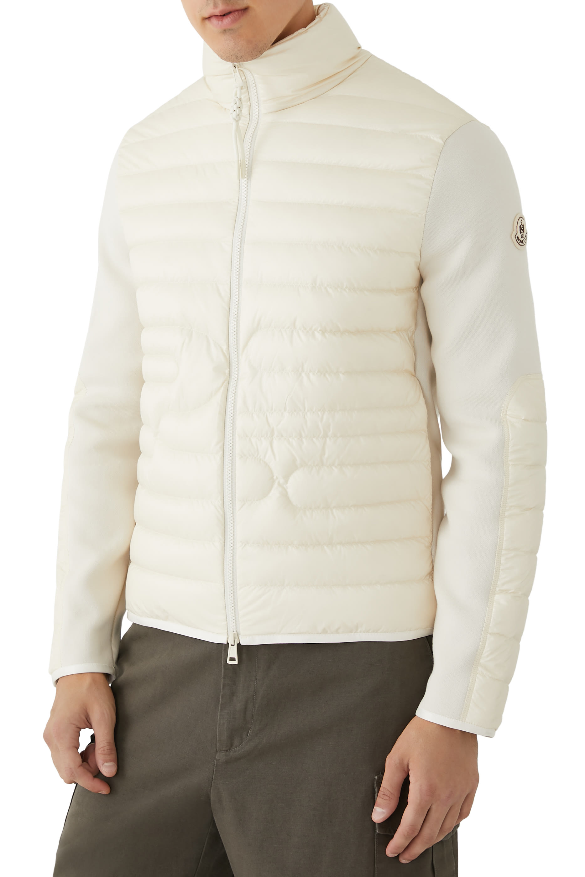 كارديجان مبطن بسحاب صوف