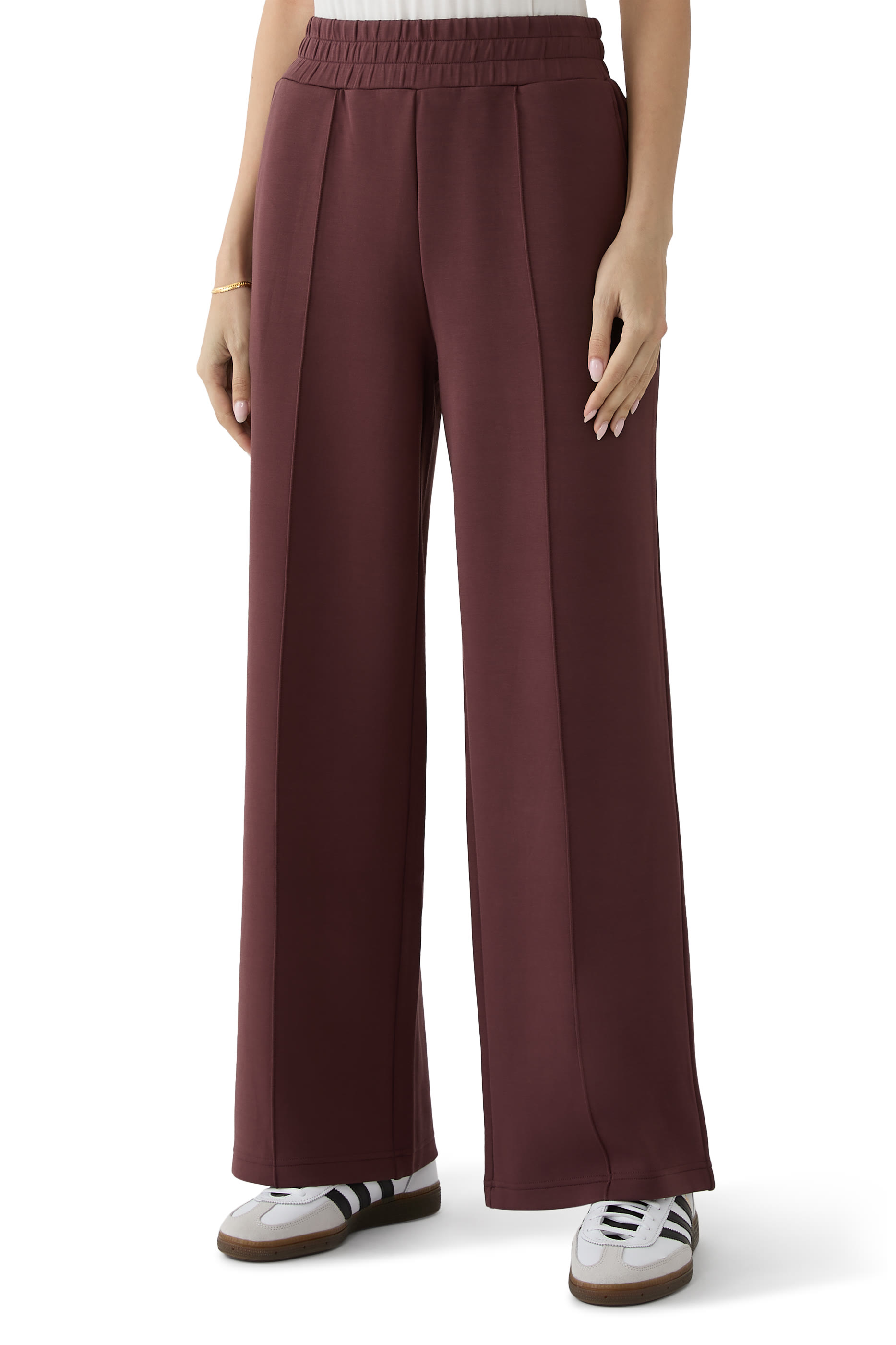 بنطال بقصة ساق واسعة 30