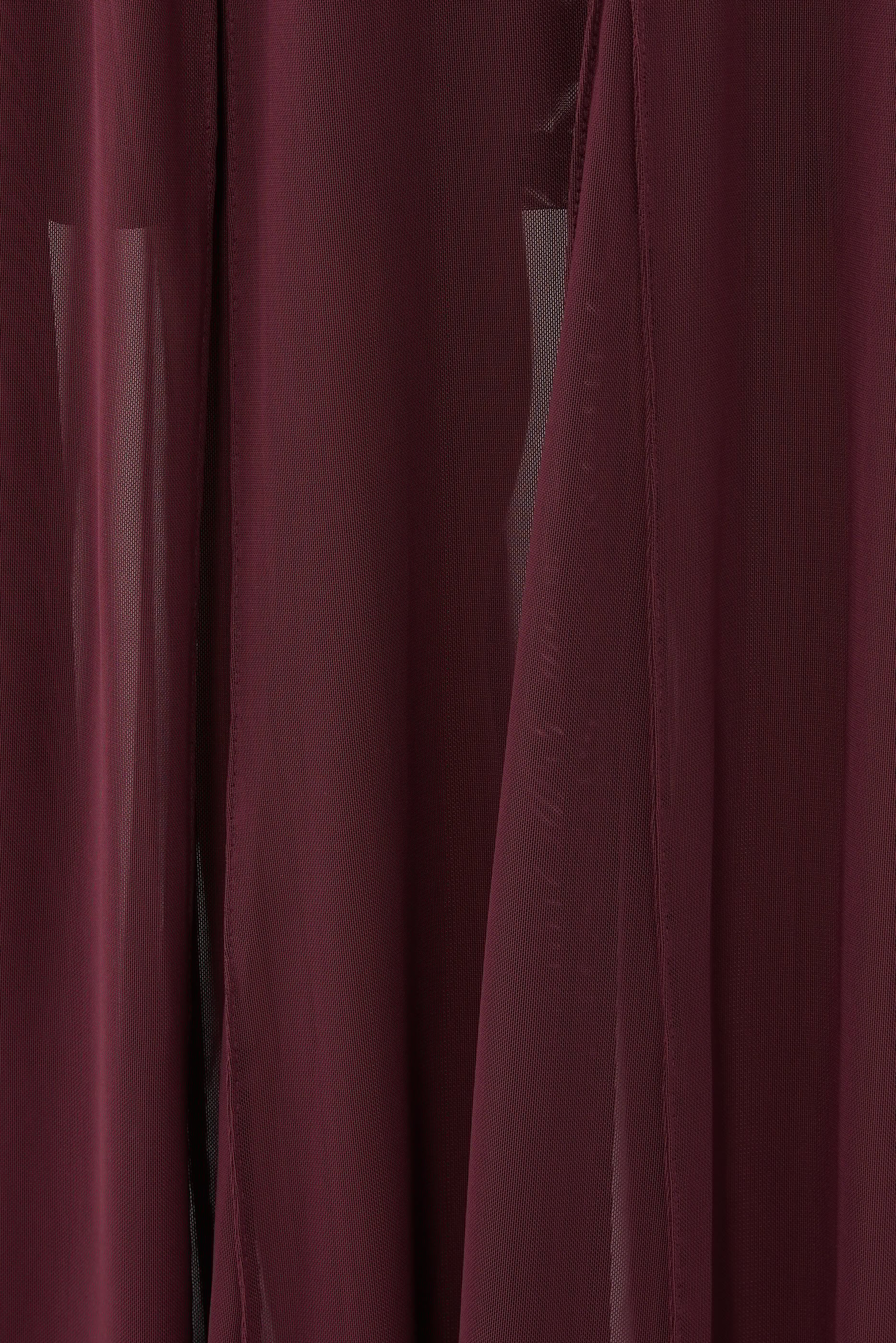 فستان طويل قماش شبكي