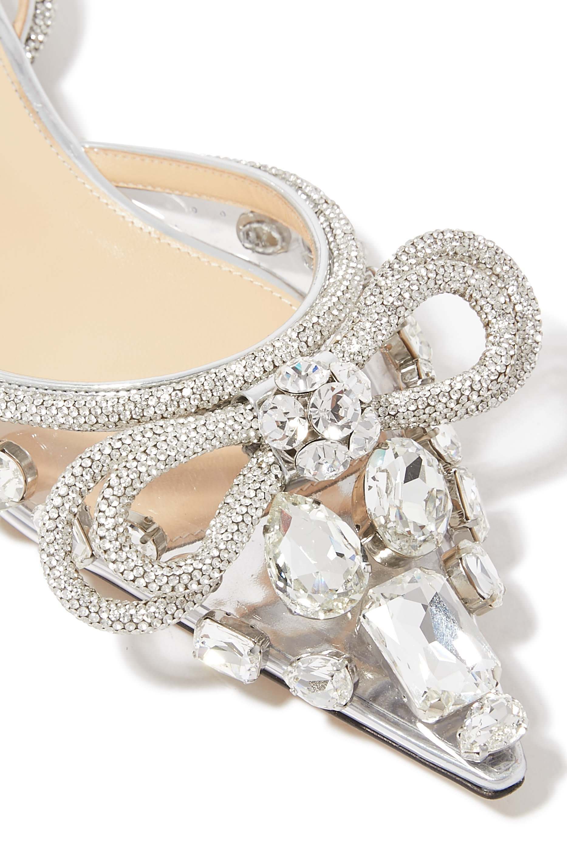 حذاء بالرينا بربطتي فيونكة وجليتر