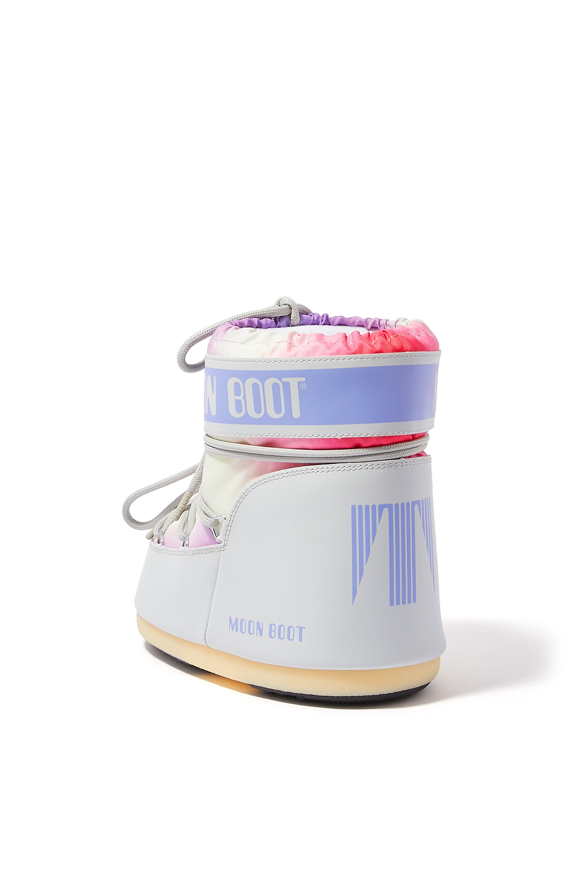 بوت ايكون بقصة منخفضة مصبوغ بالعقد والربط