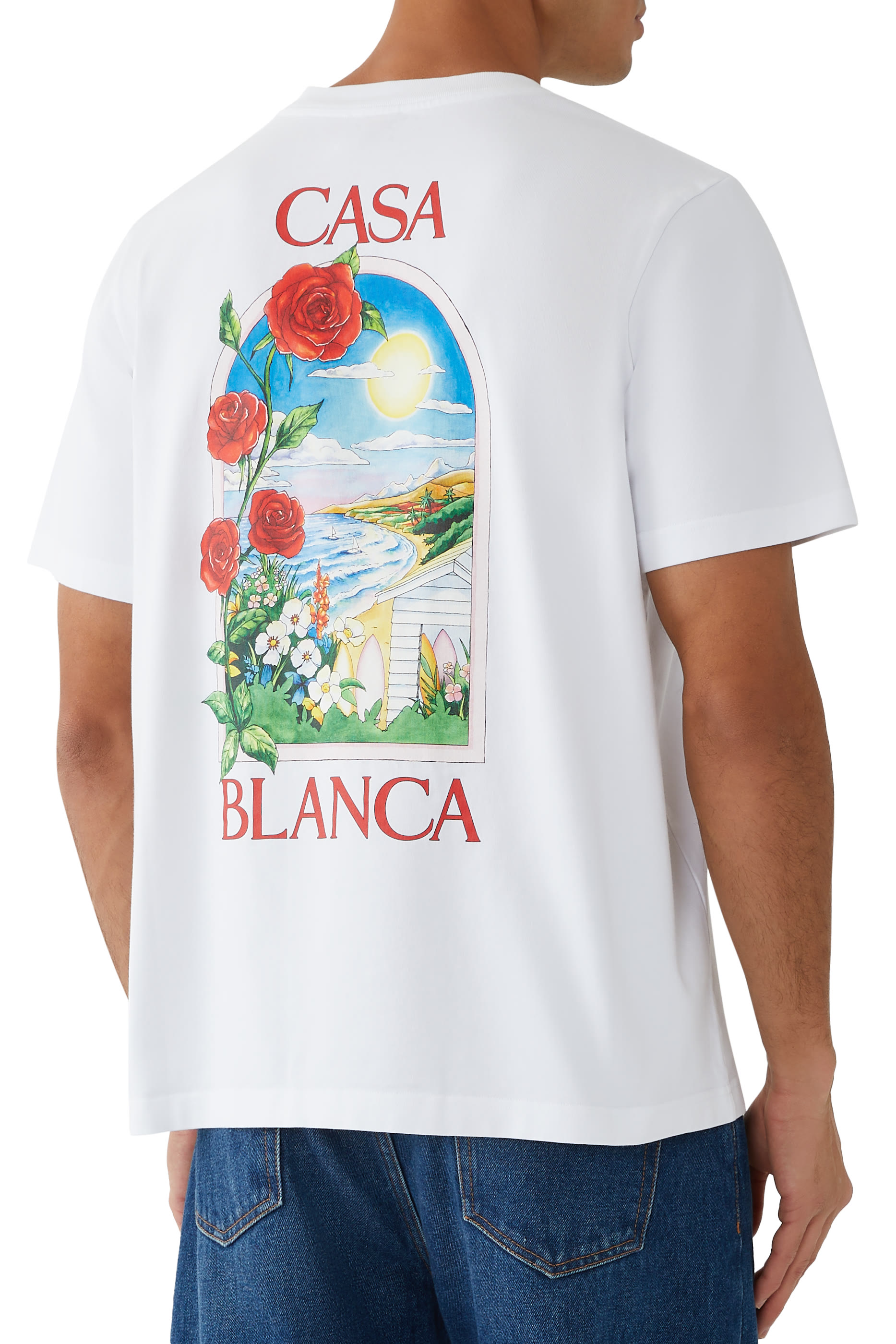 تيشيرت بأكمام قصيرة جيرسيه