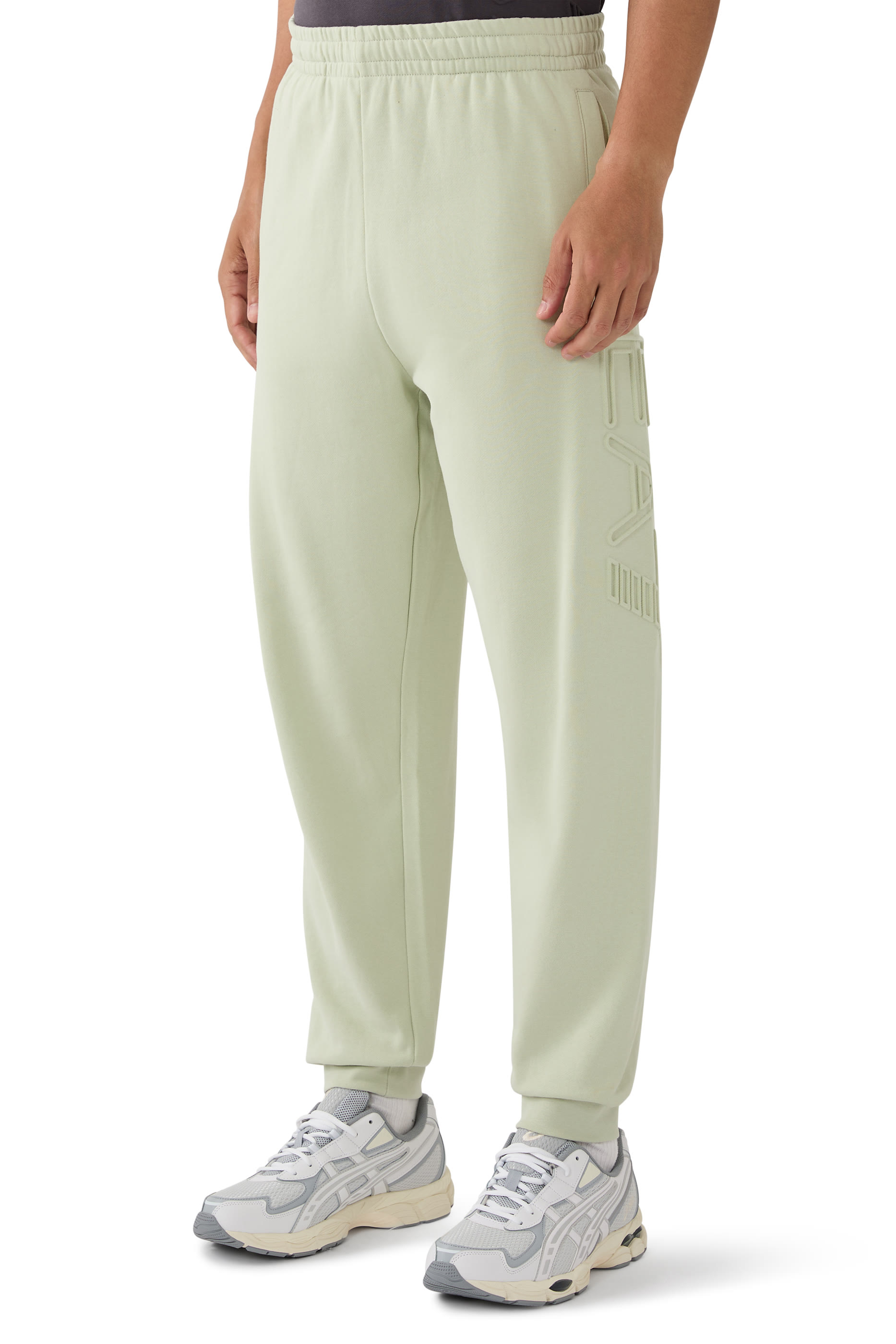 بنطال رياضي بشعار الماركة قطن عضوي