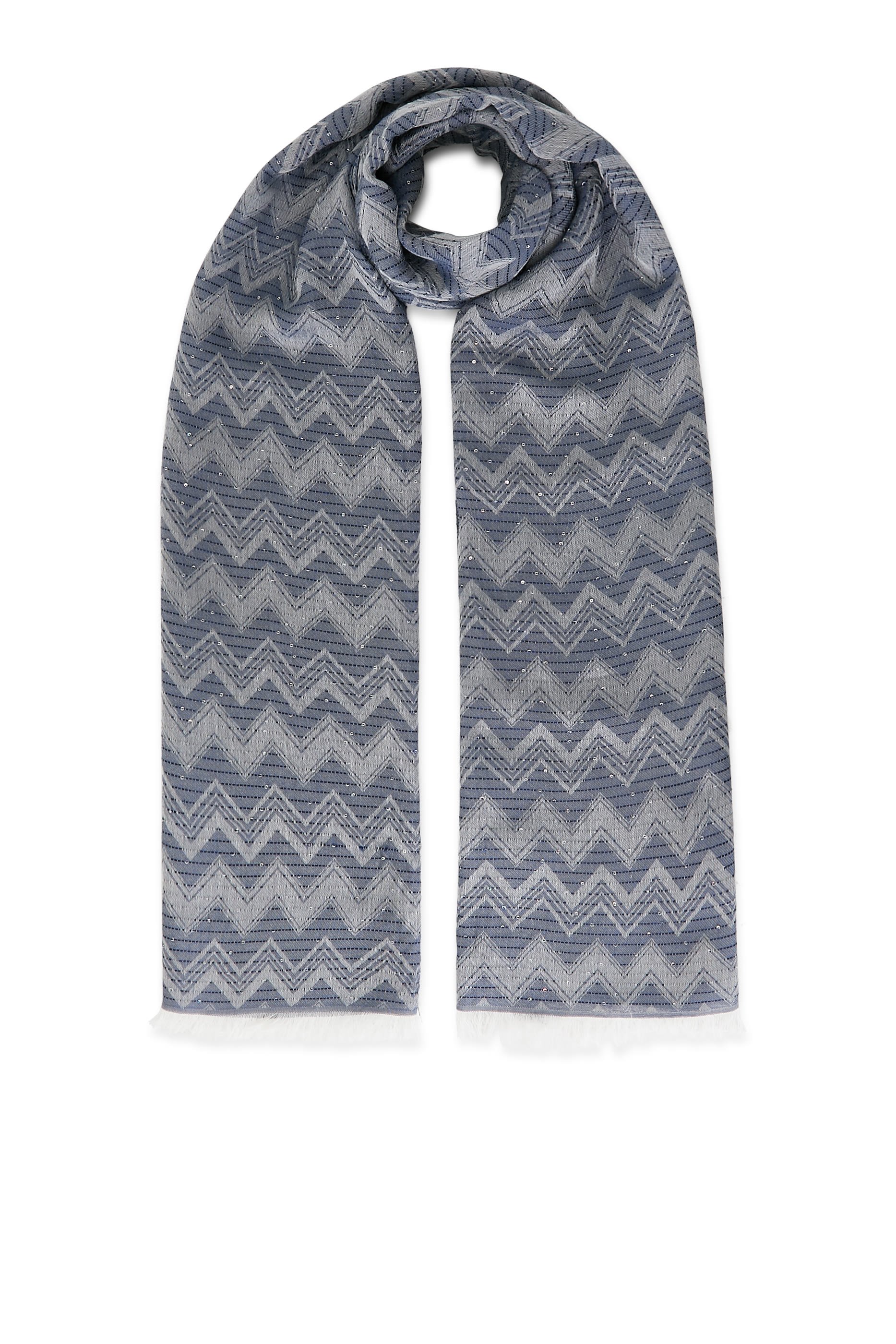 وشاح بنقشة خطوط شيفرون