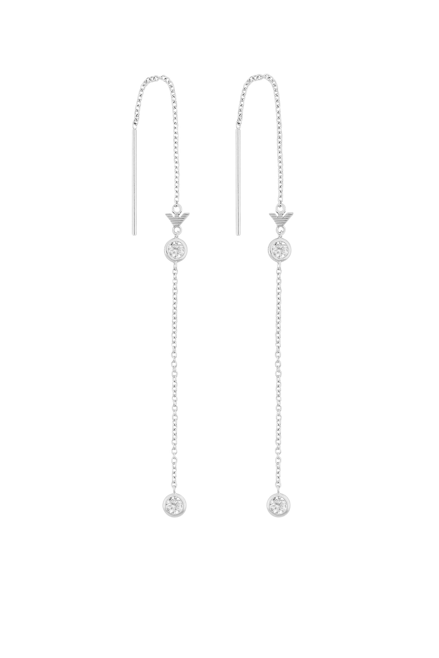 أقراط متدلية فضة إسترلينية