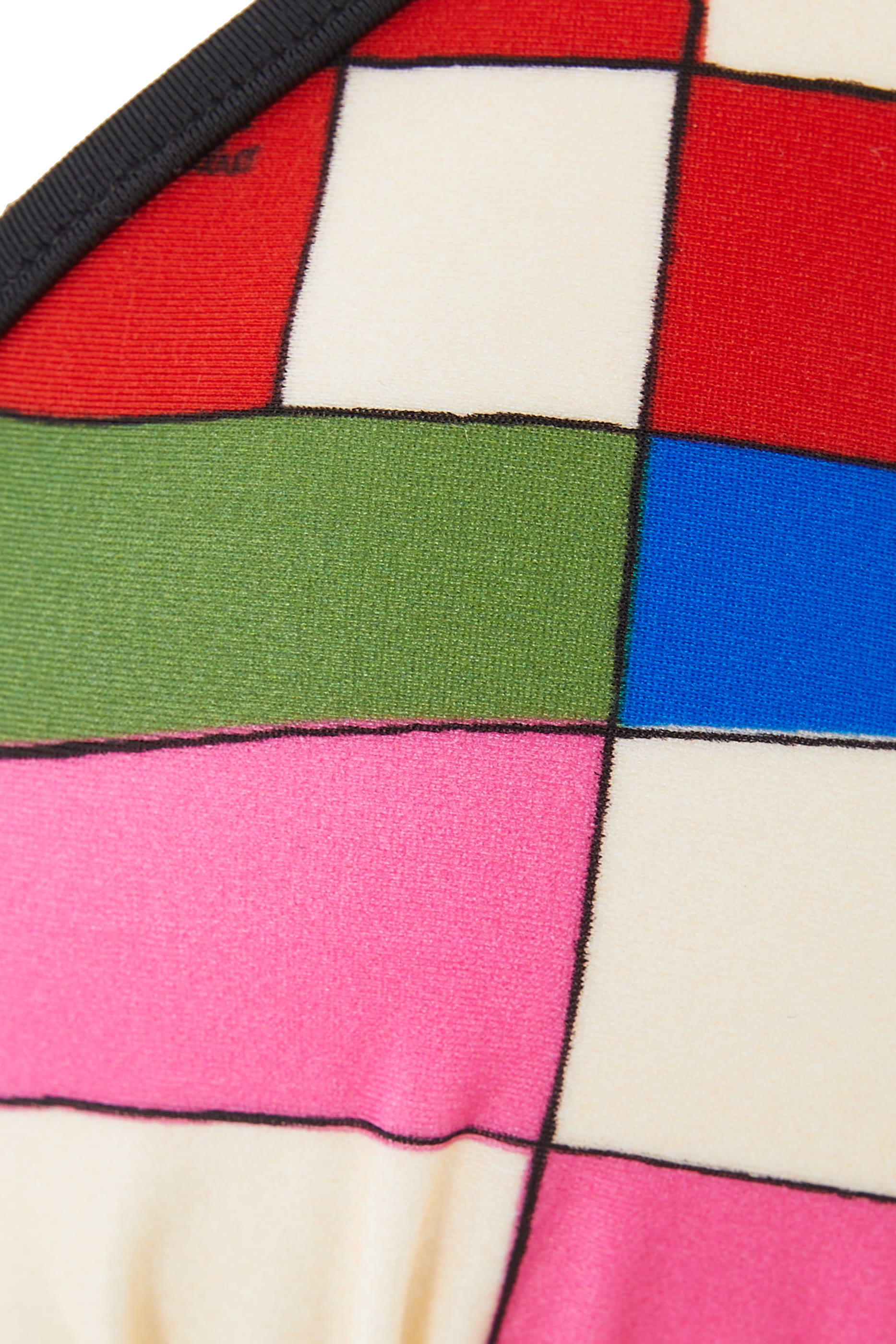 قطعة بيكيني علوية برباط حول العنق وطبعة جياردينو