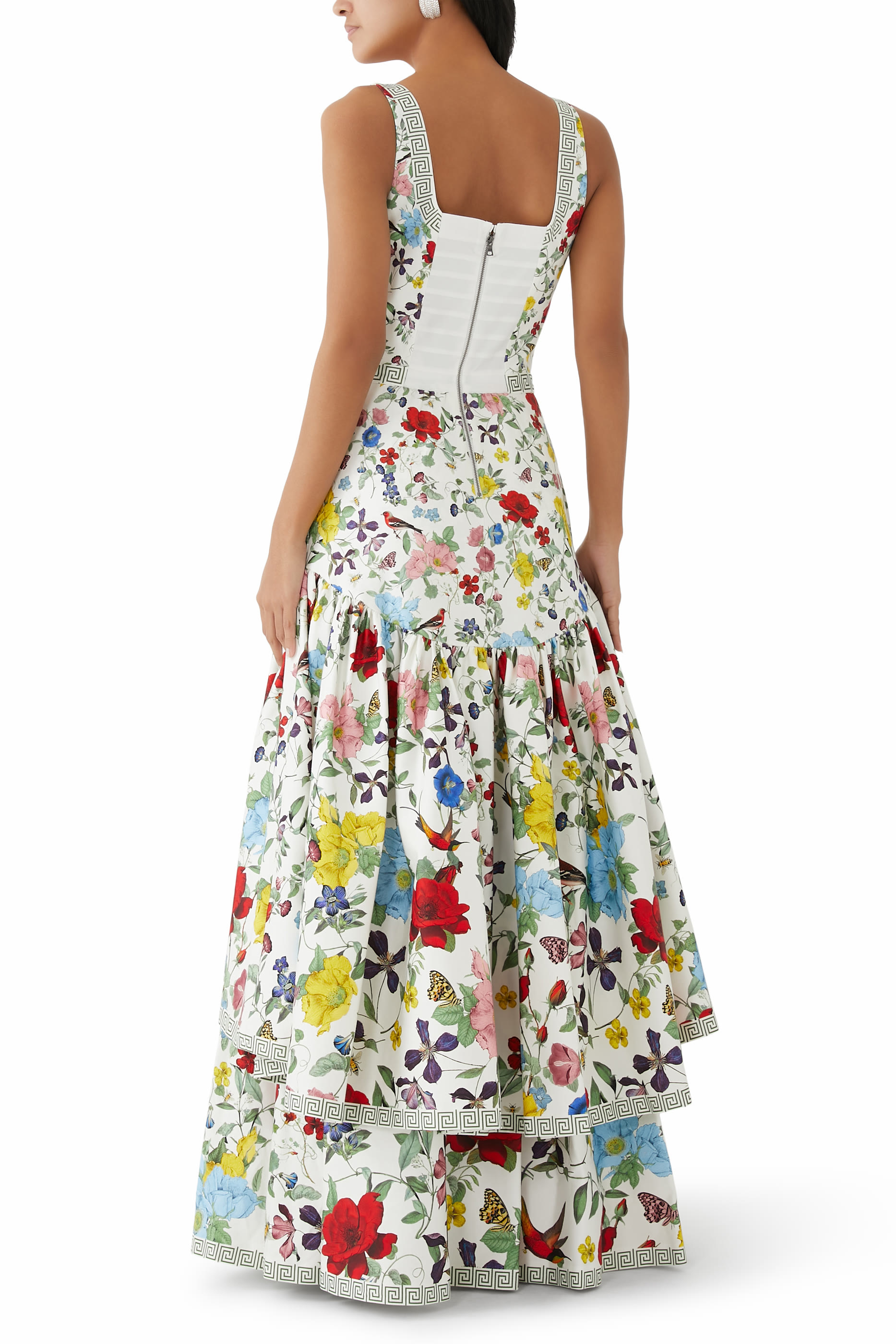 فستان سهرة ديانا مع حافة قابلة للفصل