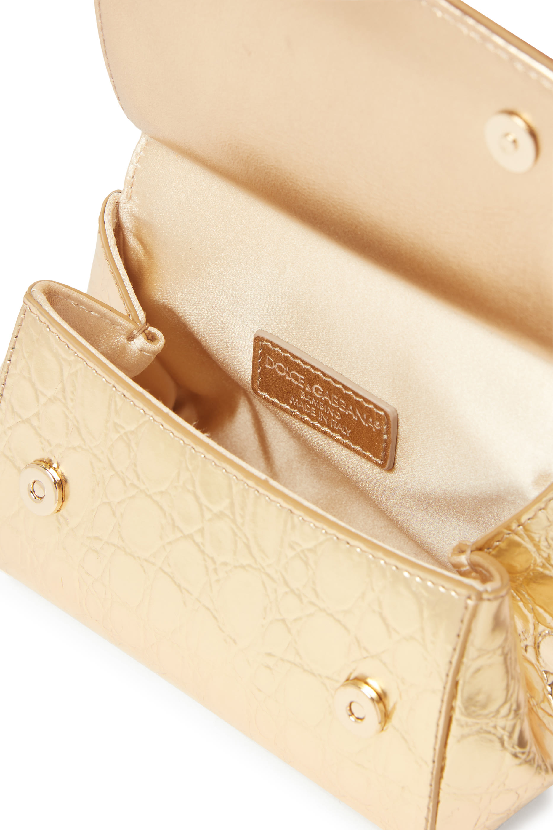 حقيبة كروس سيسيلي بطبعة جلد تمساح للأطفال