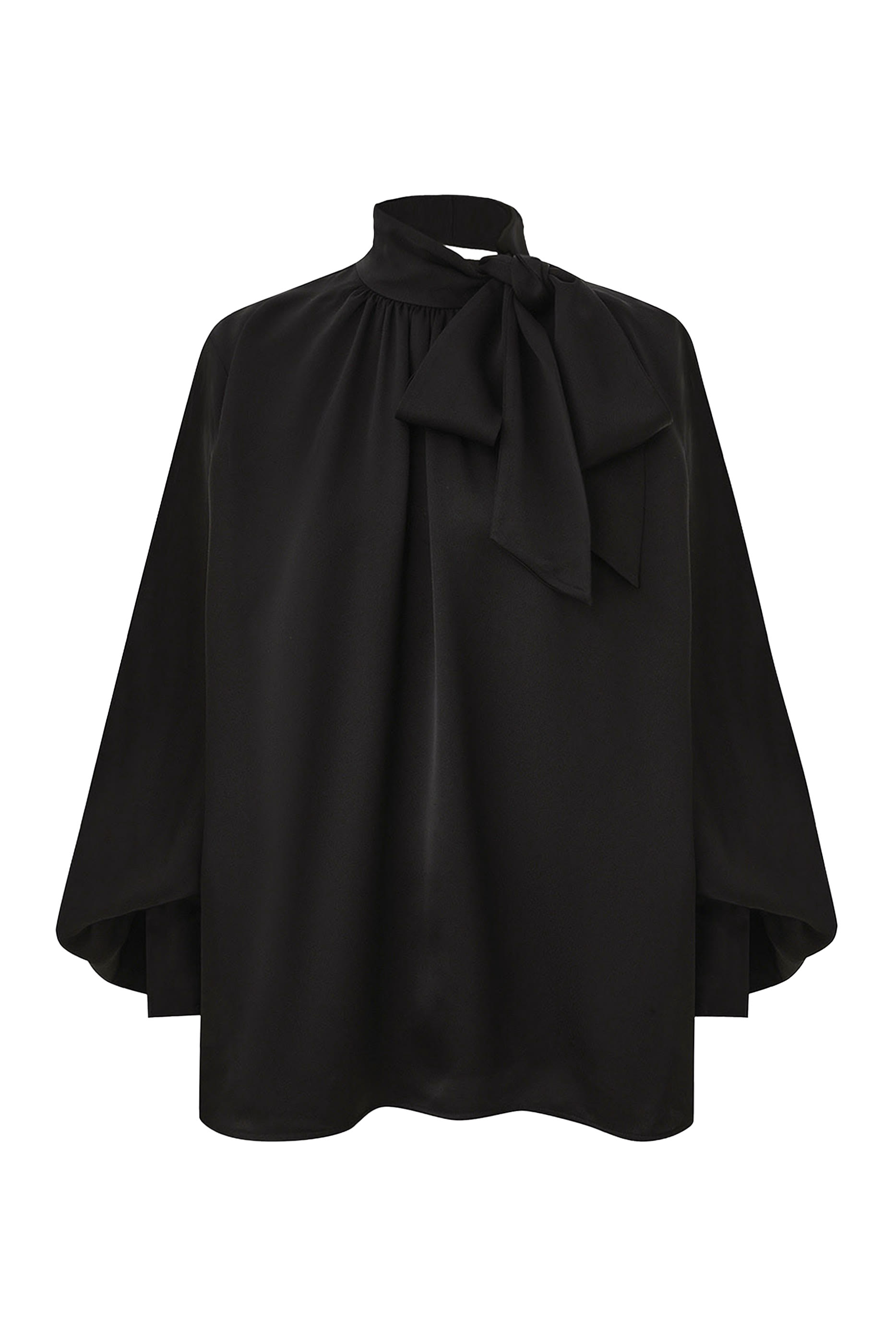 بلوزة كراش برباط عند العنق تويل