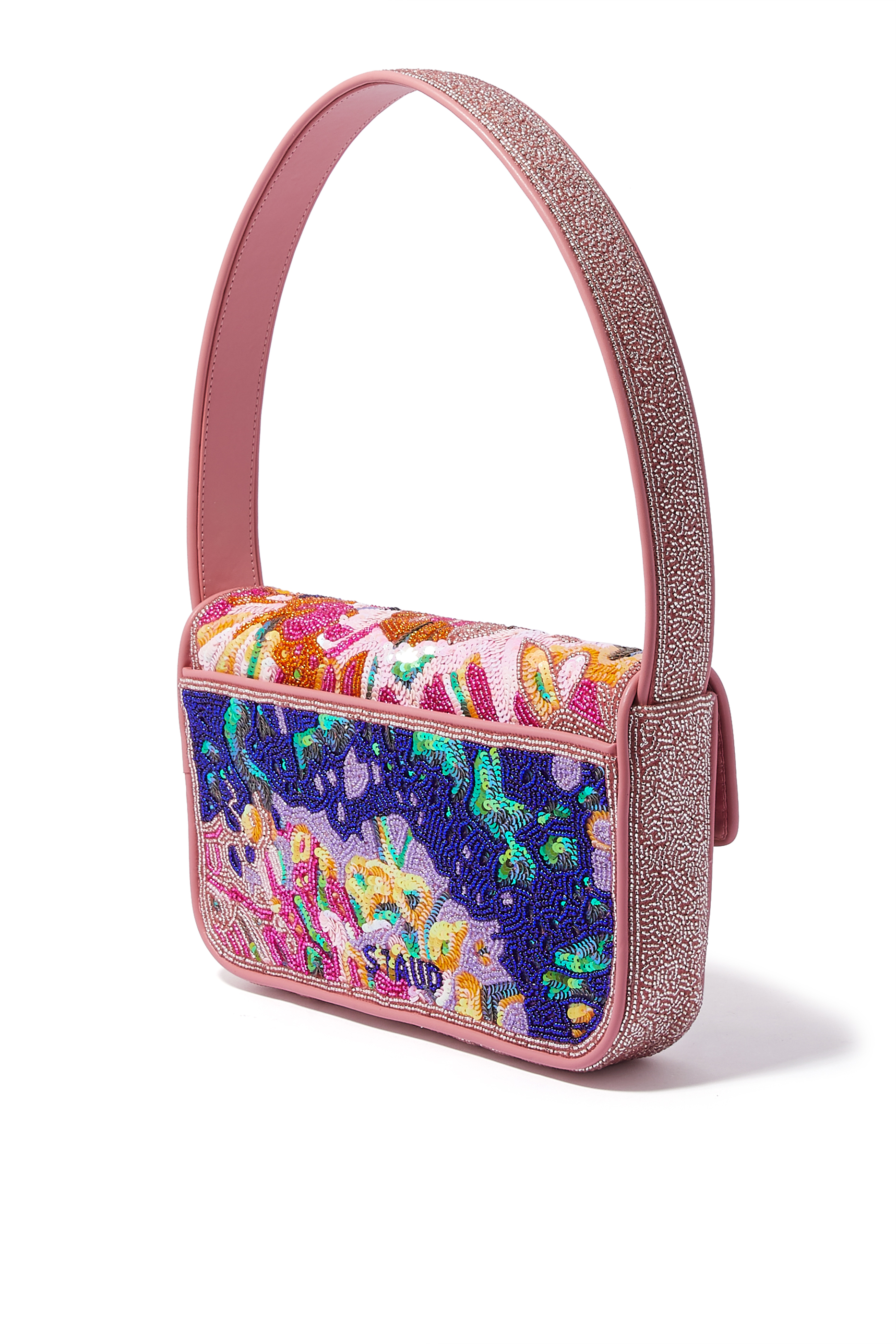 حقيبة كتف تومي مطرزة بالخرز