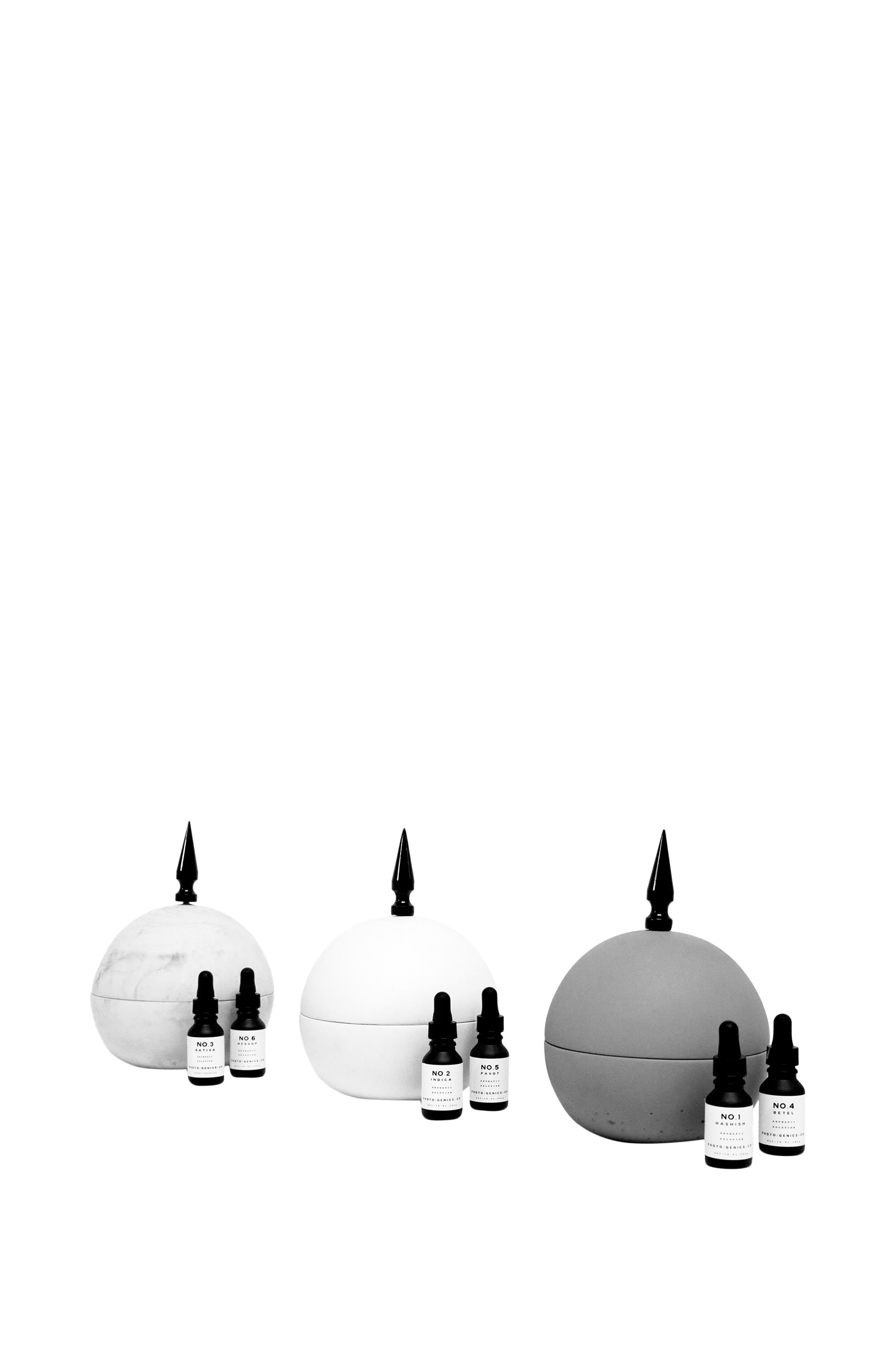 موزع عطر رقم 1 هاشيش في وعاء مقبب خرساني