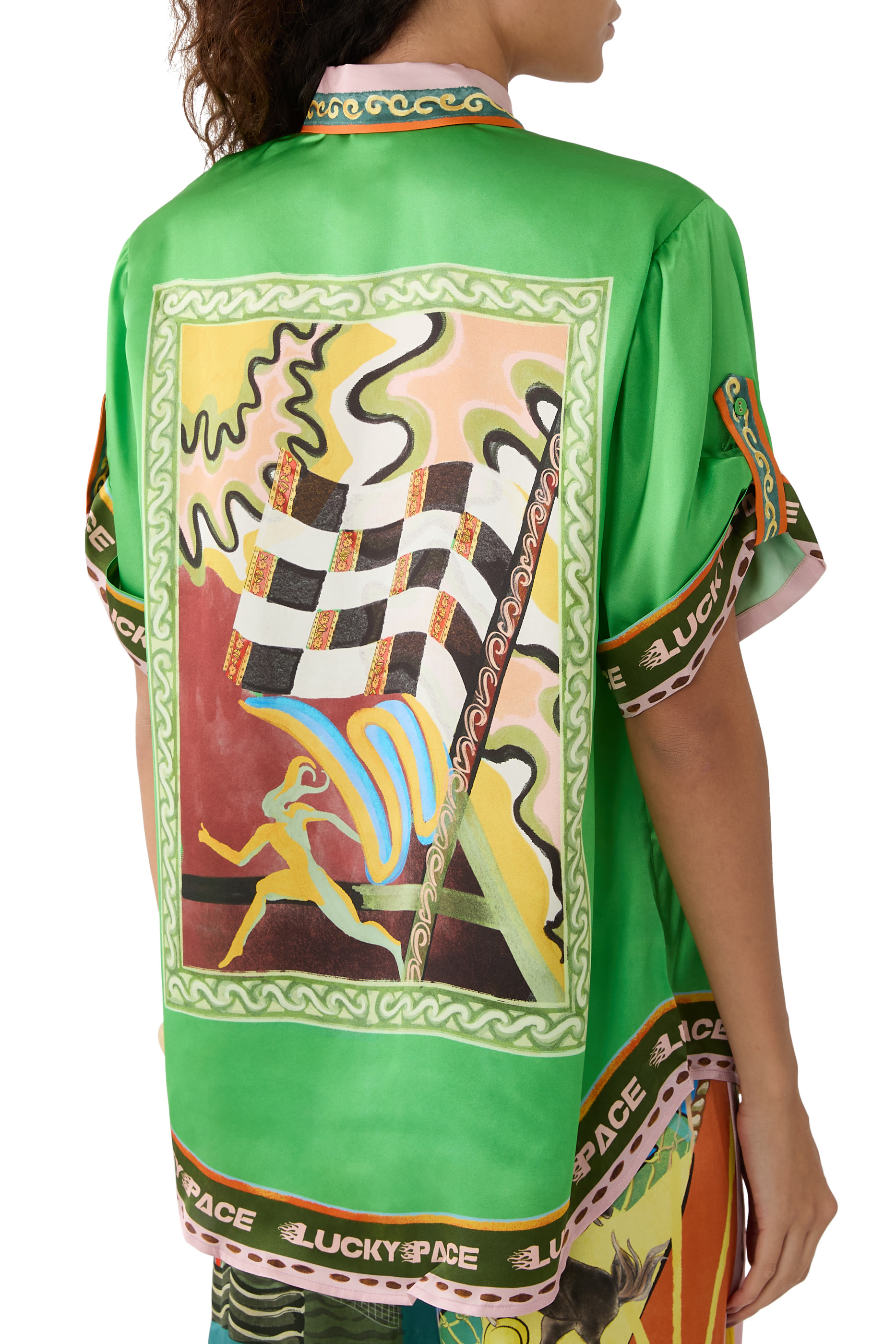 قميص لاكي بايس حرير