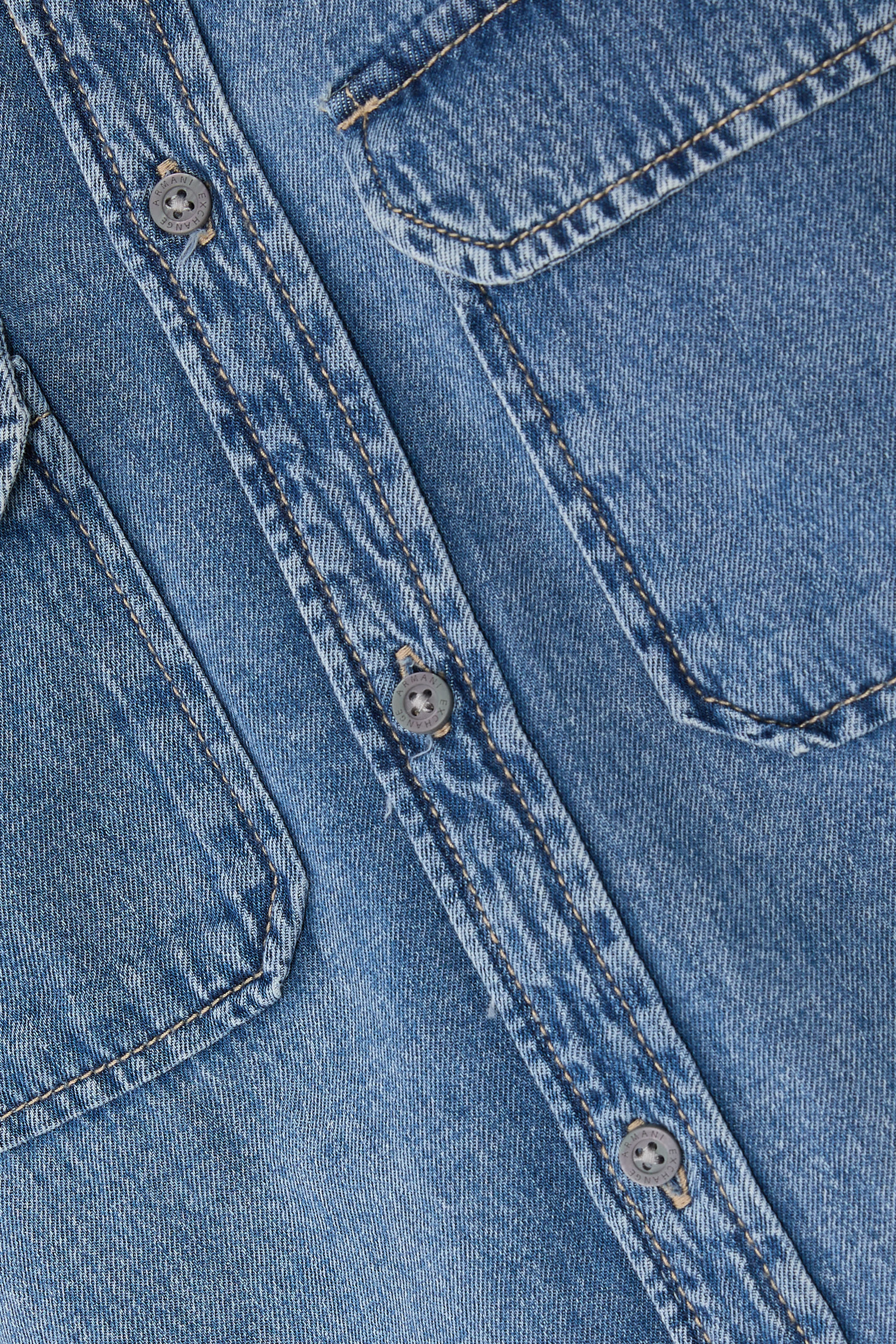 The Grid Regular Fit Denim Shirt