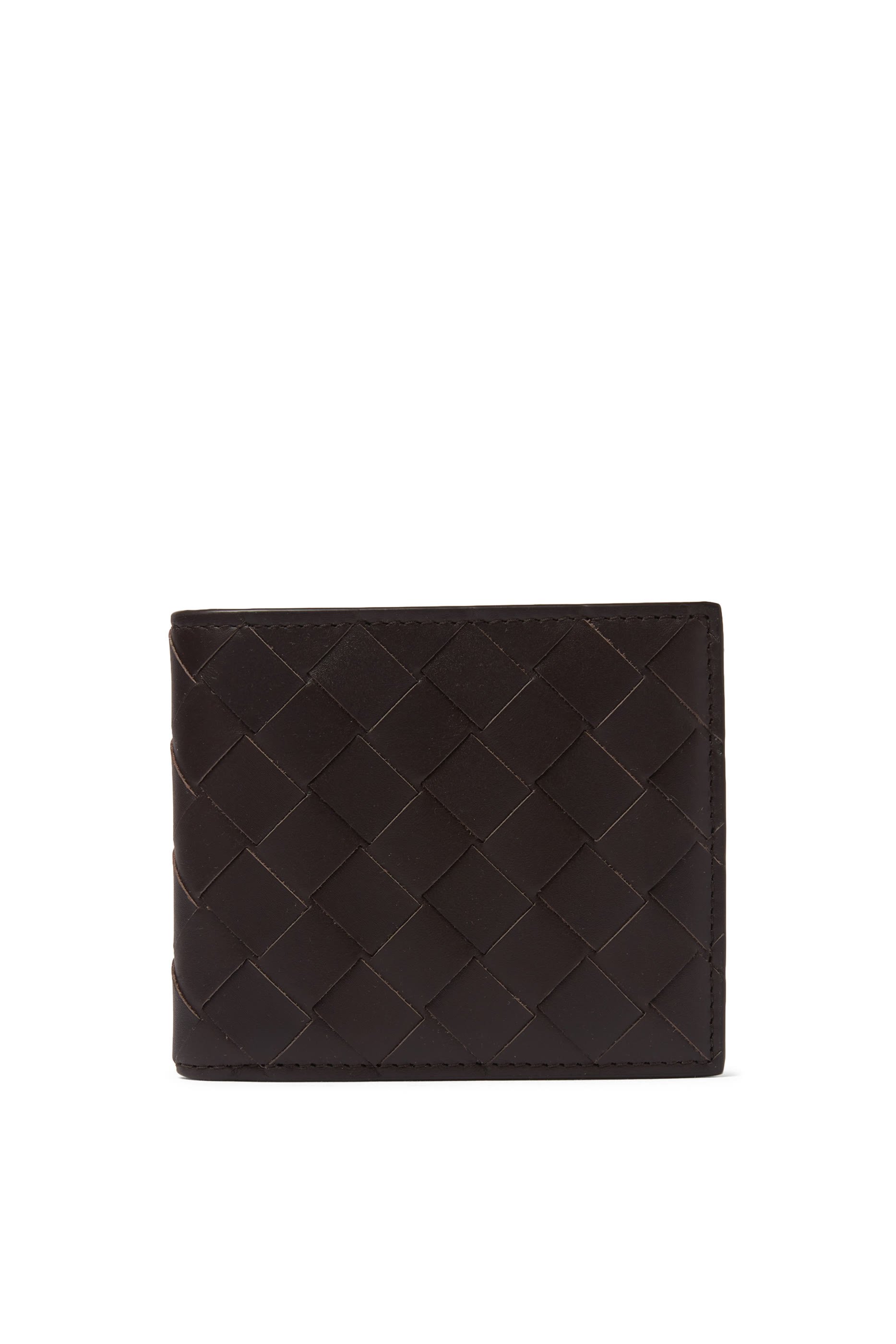 محفظة ثنائية الطي بتصميم مجدول